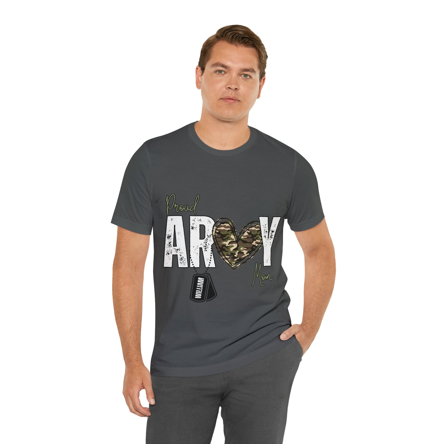 Proud ARMY MOM ~ Unisex Jersey Short Sleeve Tee