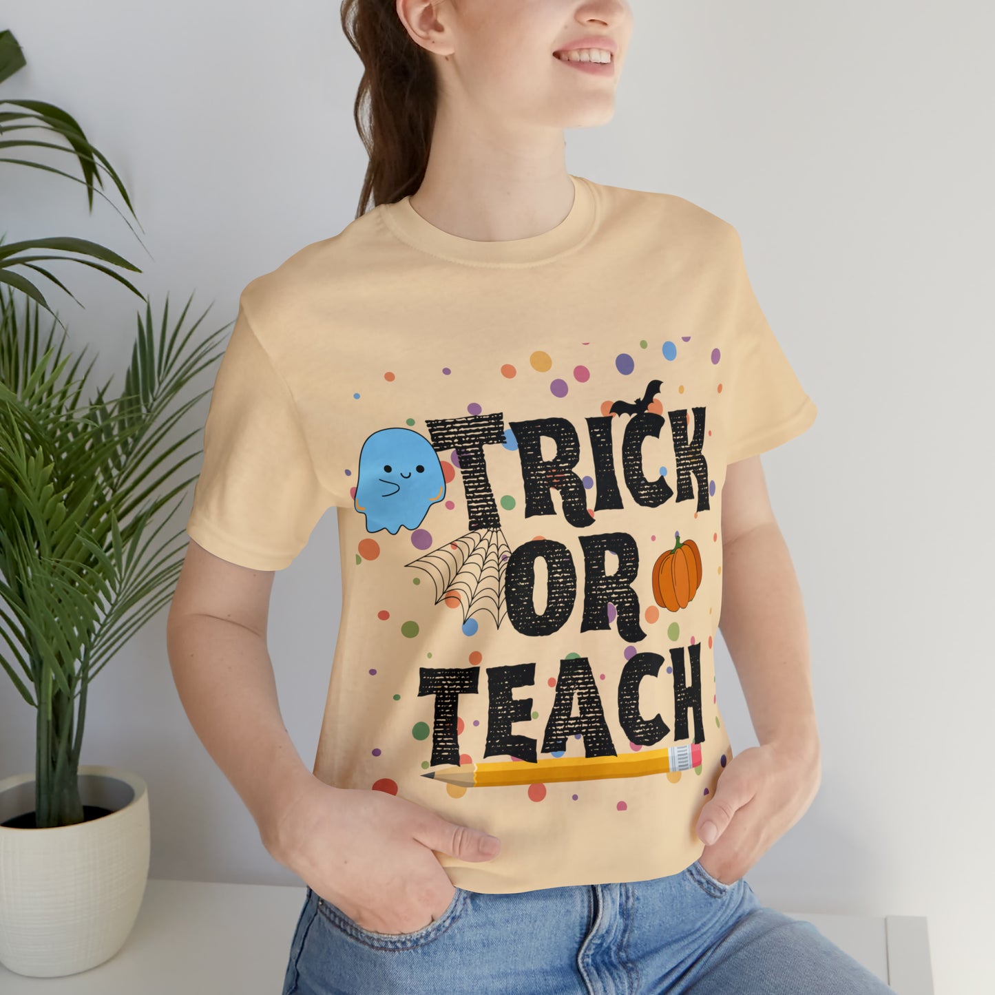 Trick or Teach T-Shirt ~ Unisex Jersey Short Sleeve Tee