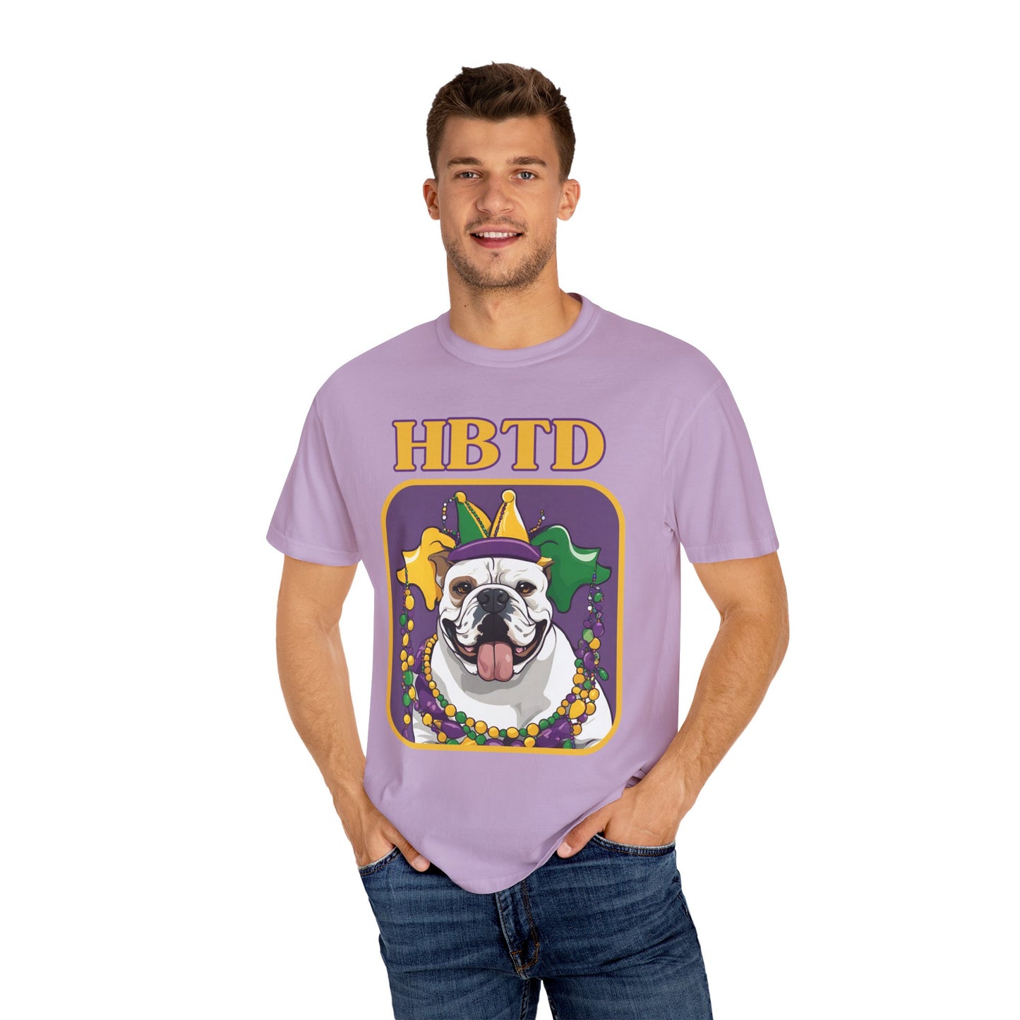 HBTD Mardi Gras Unisex Garment-Dyed T-shirt