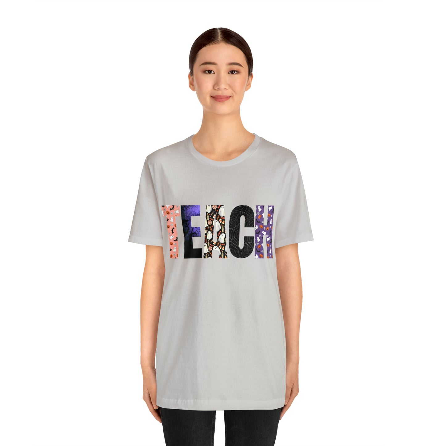 TEACH Halloween T-Shirt ~ Unisex Jersey Short Sleeve Tee