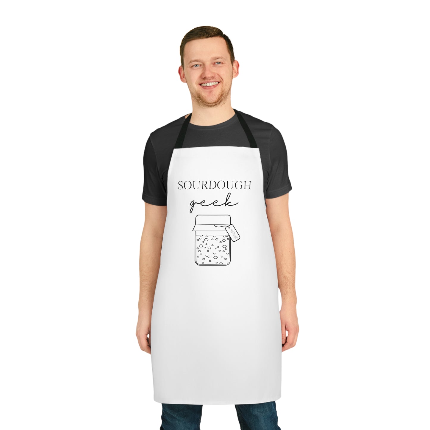 Sourdough Geek Apron - White