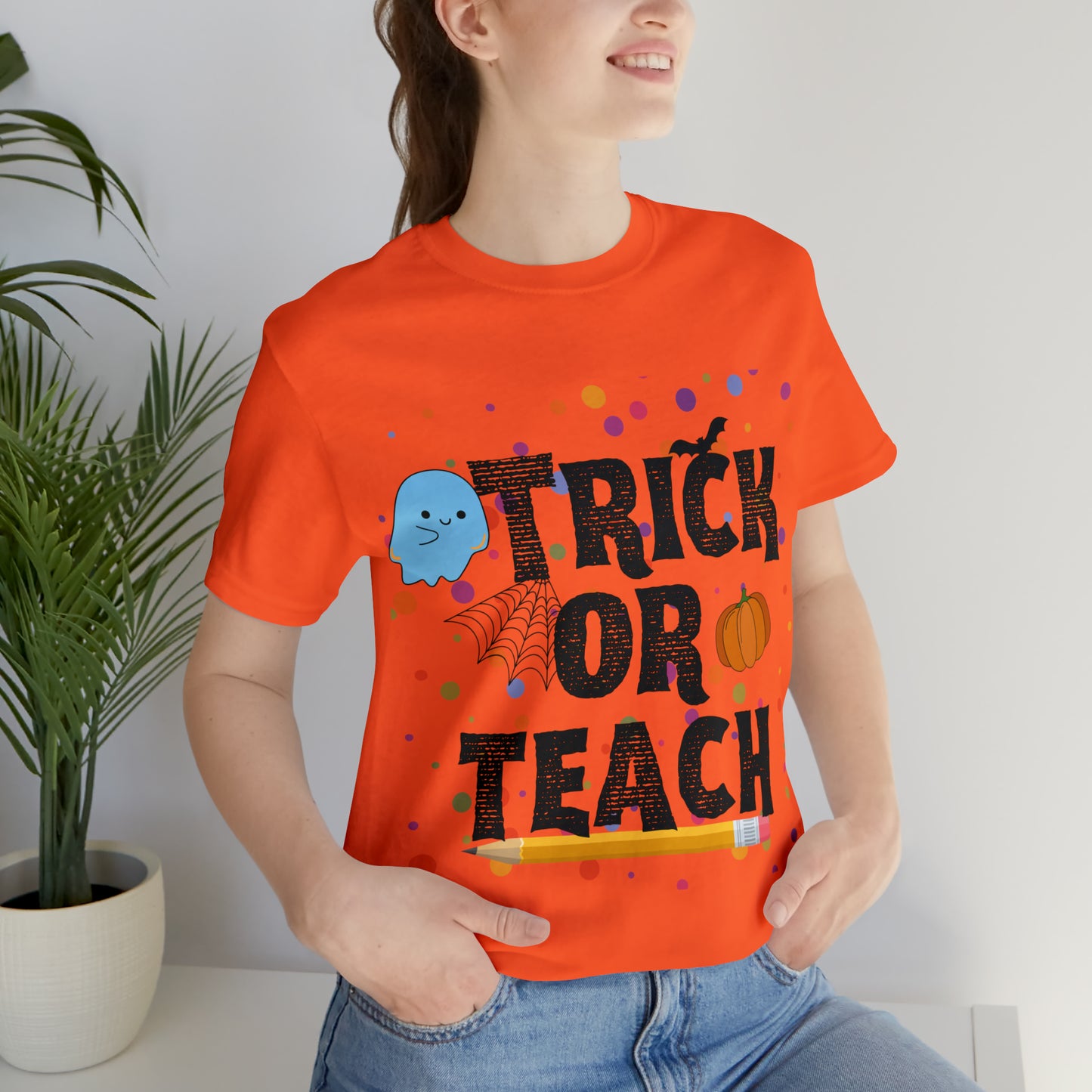 Trick or Teach T-Shirt ~ Unisex Jersey Short Sleeve Tee