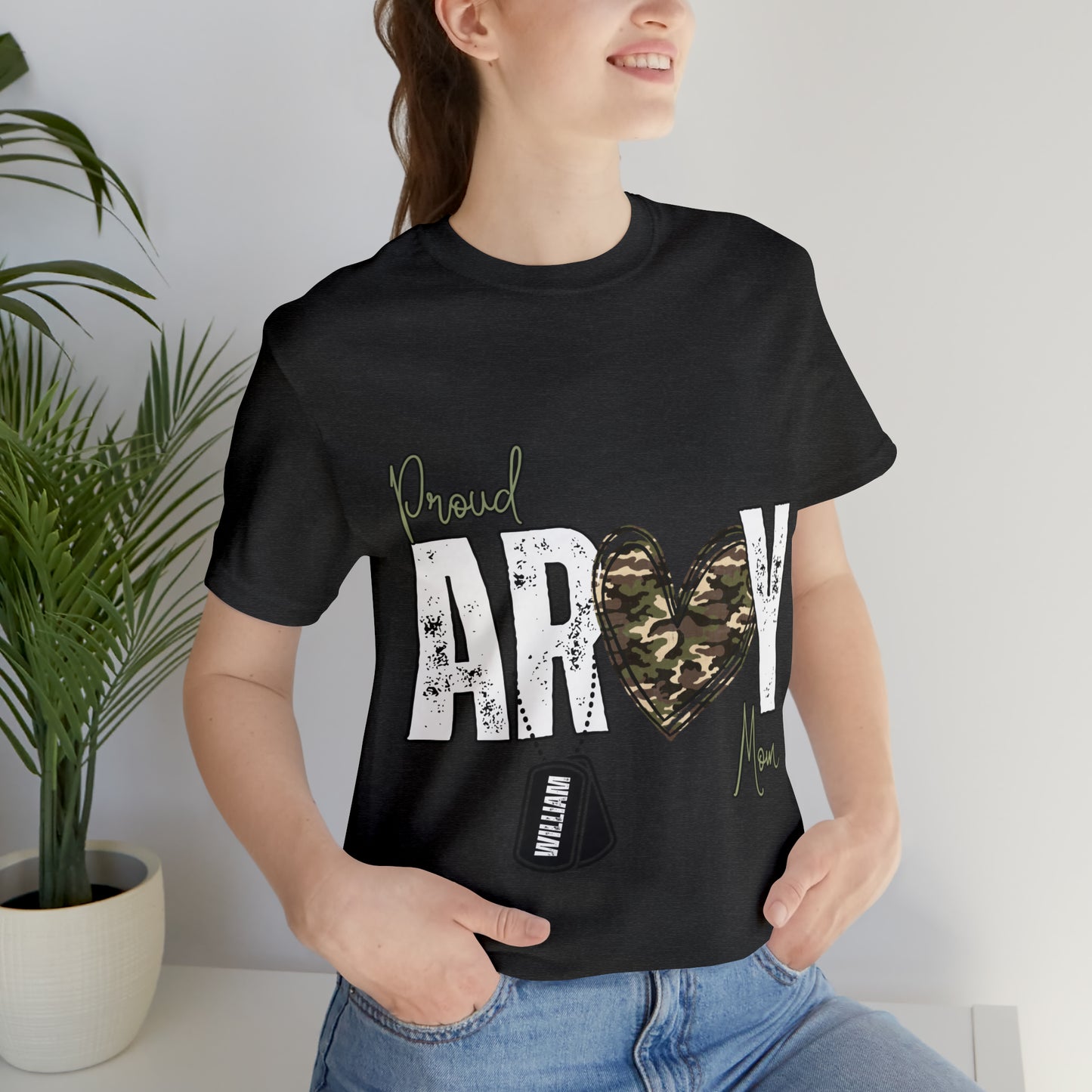 Proud ARMY MOM ~ Unisex Jersey Short Sleeve Tee