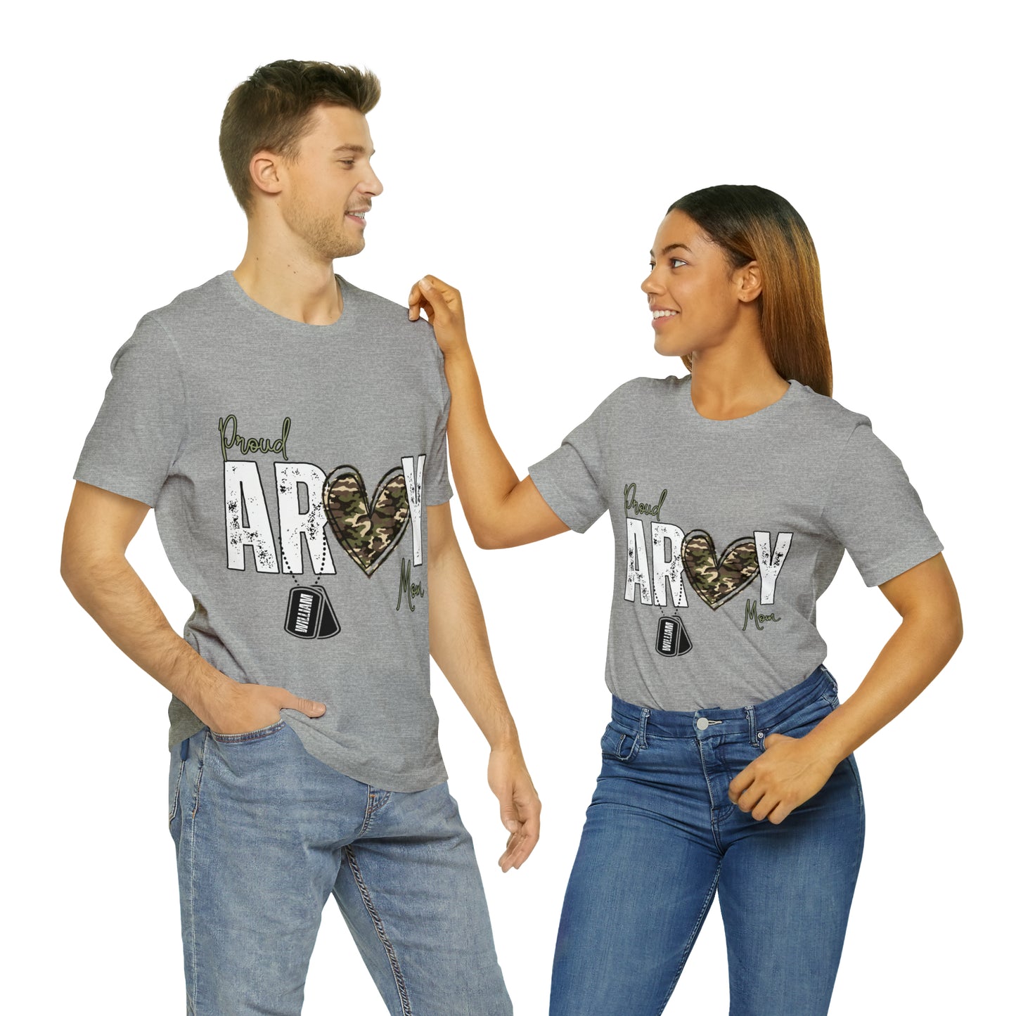 Proud ARMY MOM ~ Unisex Jersey Short Sleeve Tee