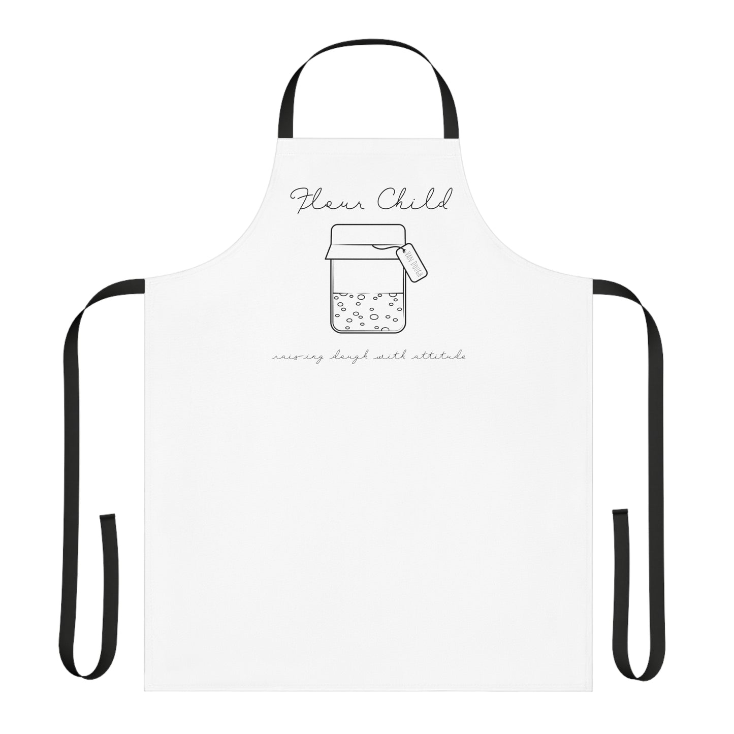 Sourdough Flour Child Apron - White