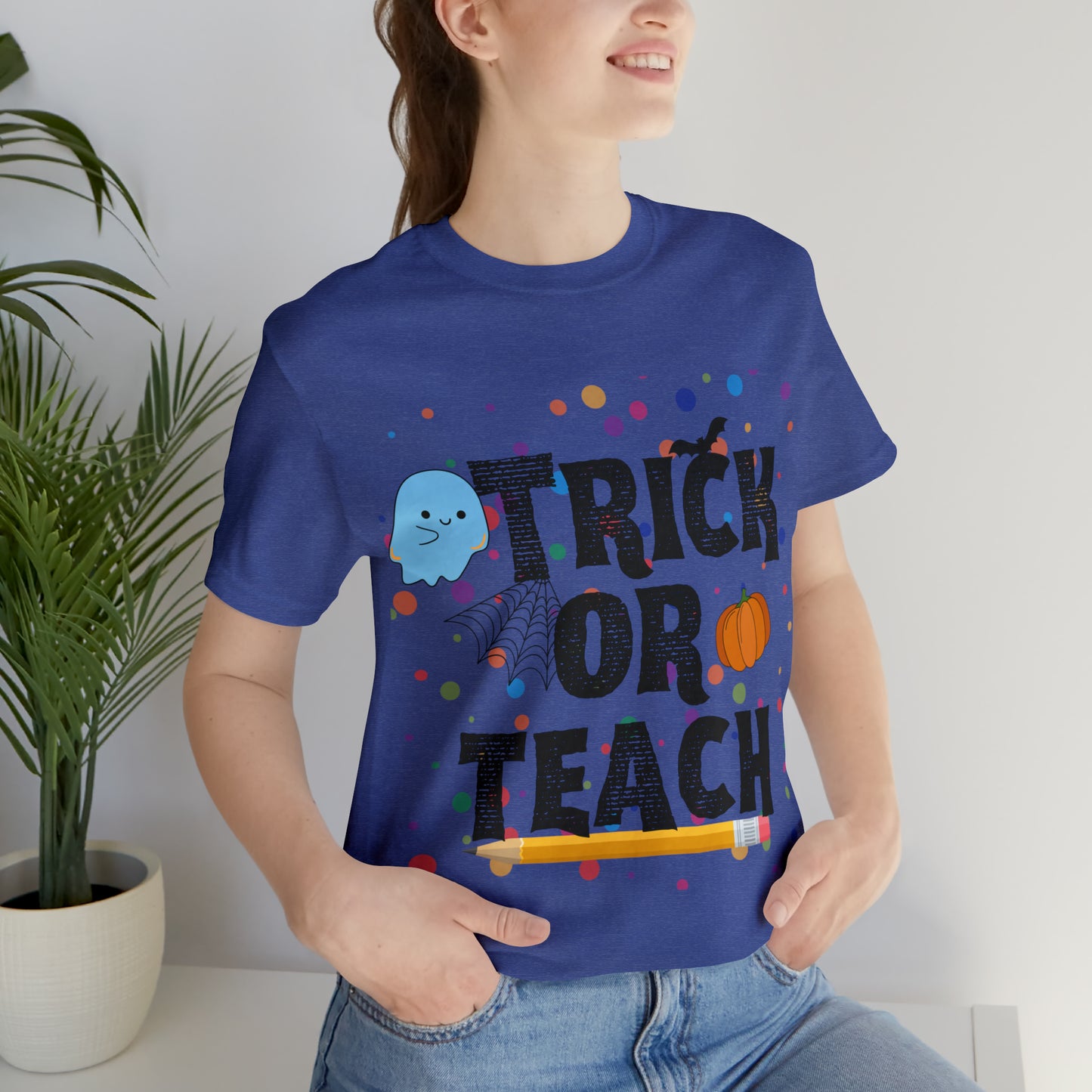 Trick or Teach T-Shirt ~ Unisex Jersey Short Sleeve Tee