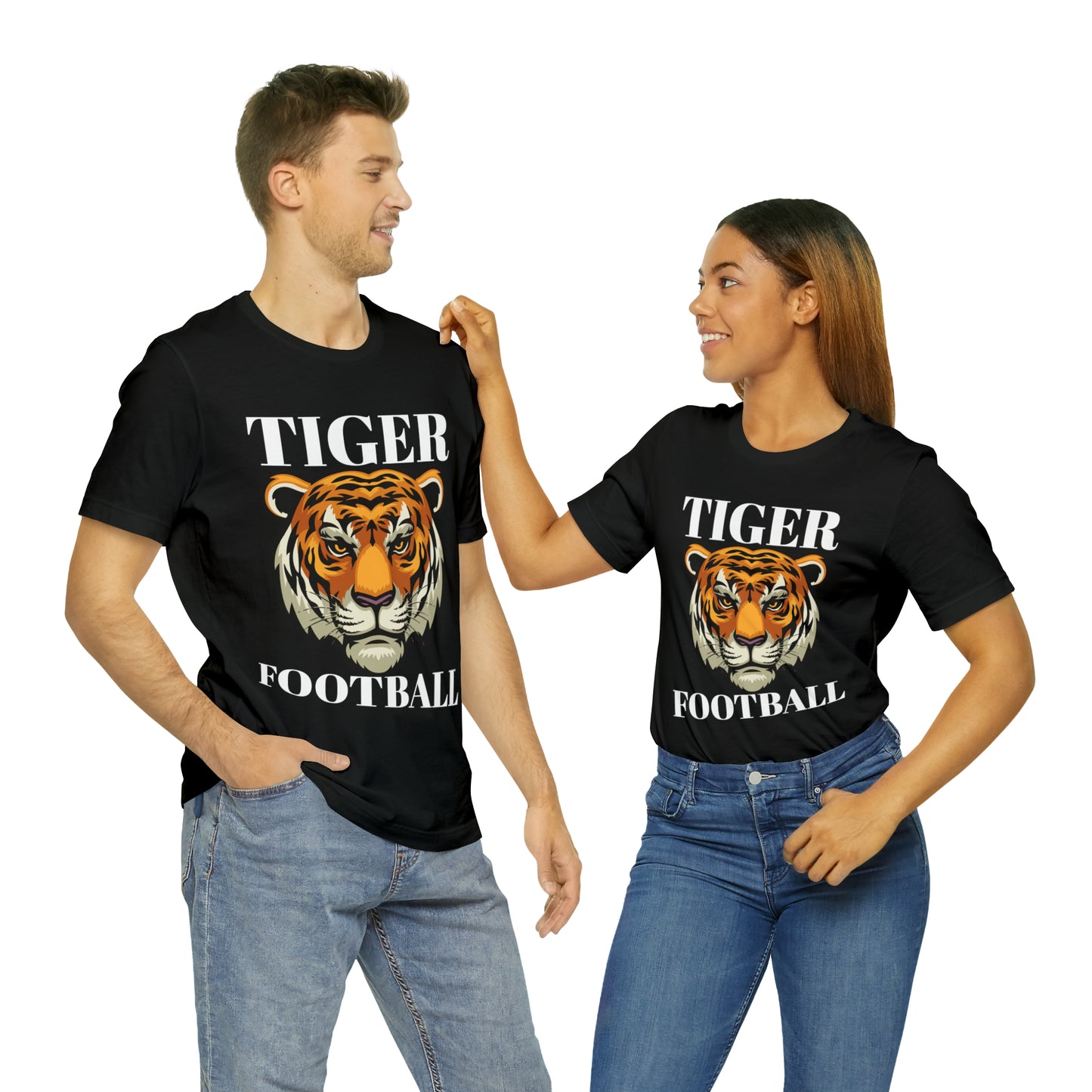 SMS Tiger Football ~ Unisex Jersey Short Sleeve Tee