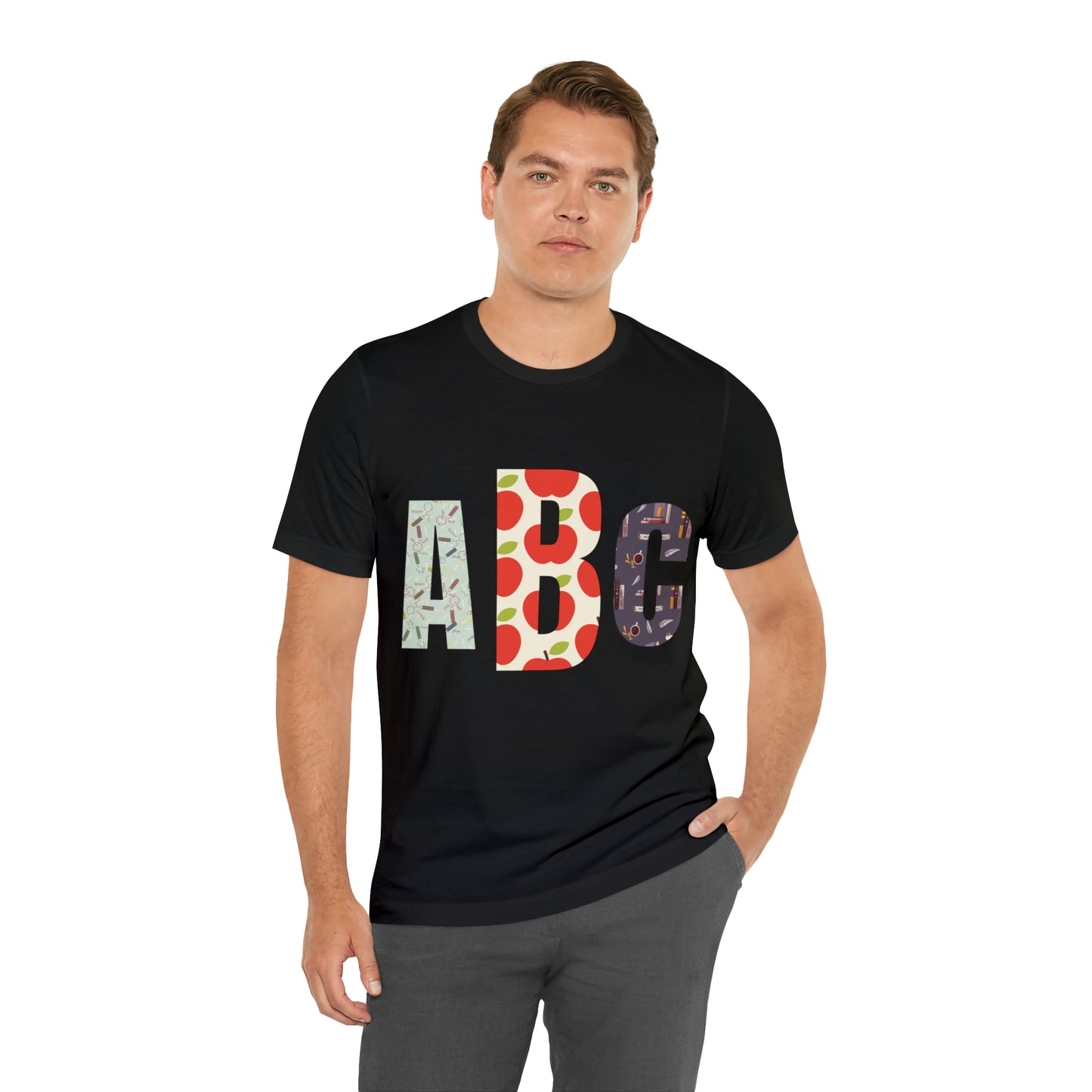 CUSTOM Initials TEACHER Shirt ~ Unisex Jersey Short Sleeve Tee