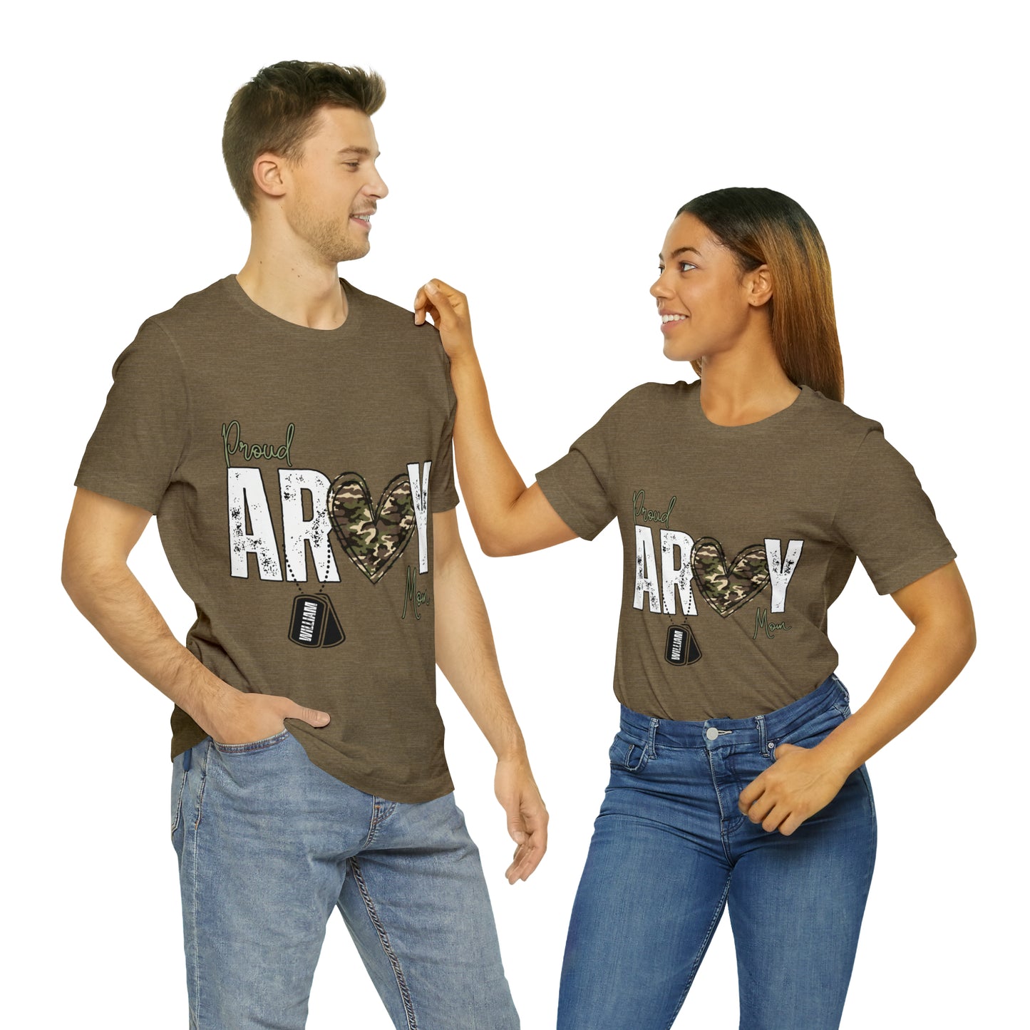 Proud ARMY MOM ~ Unisex Jersey Short Sleeve Tee