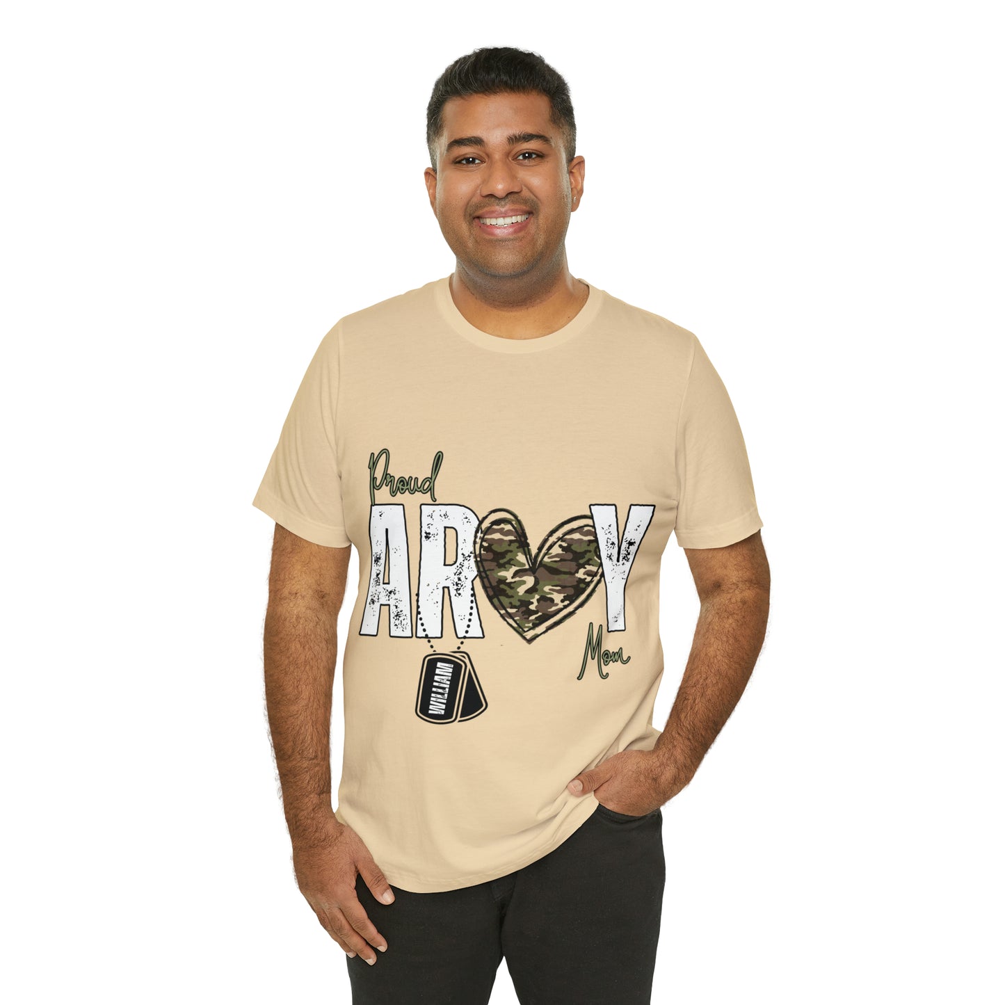 Proud ARMY MOM ~ Unisex Jersey Short Sleeve Tee