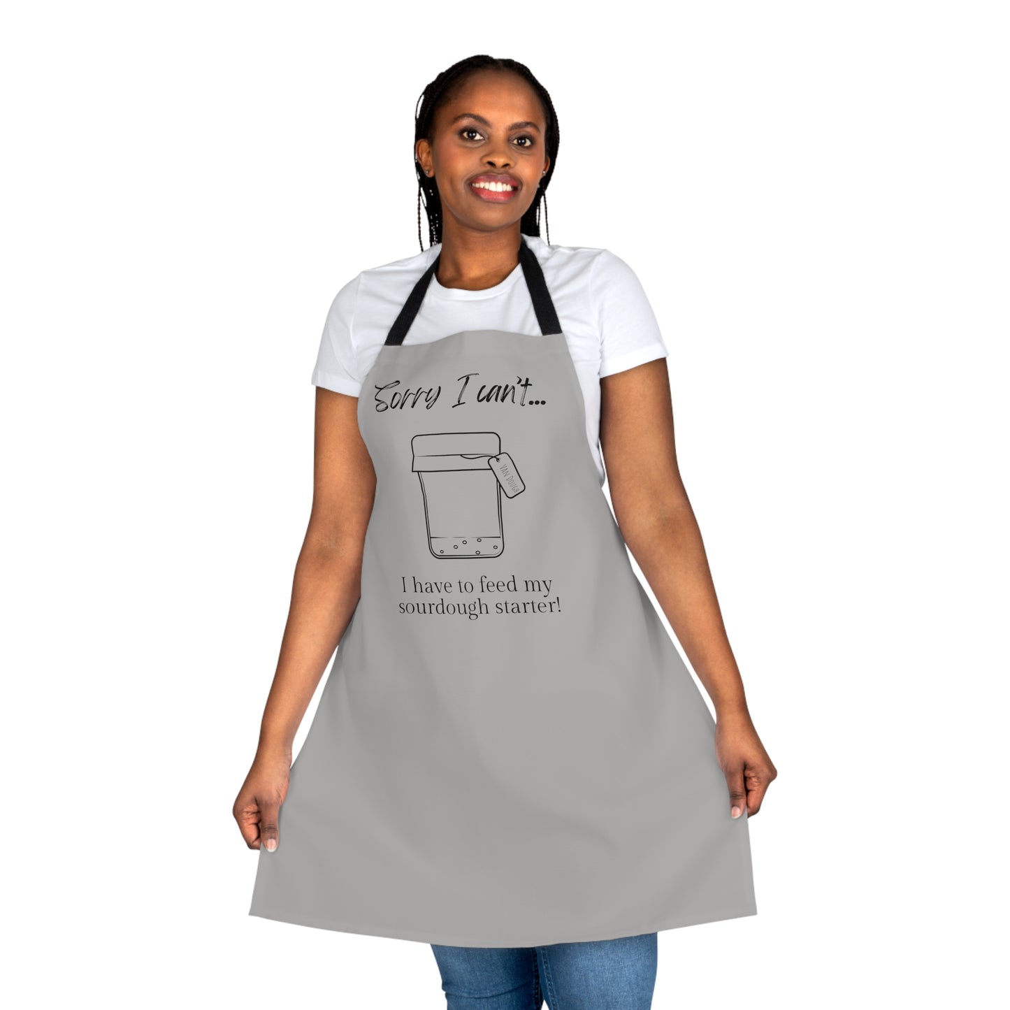 Sorry I Can't Apron - Gray