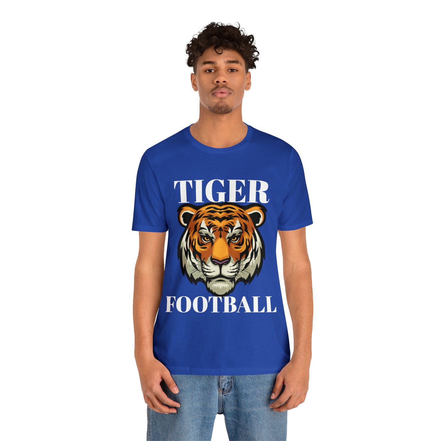 Paw Paw CUSTOM SMS TIGER FOOTBALL ~ GRANDPARENT SHIRT ~ Unisex Jersey Short Sleeve Tee