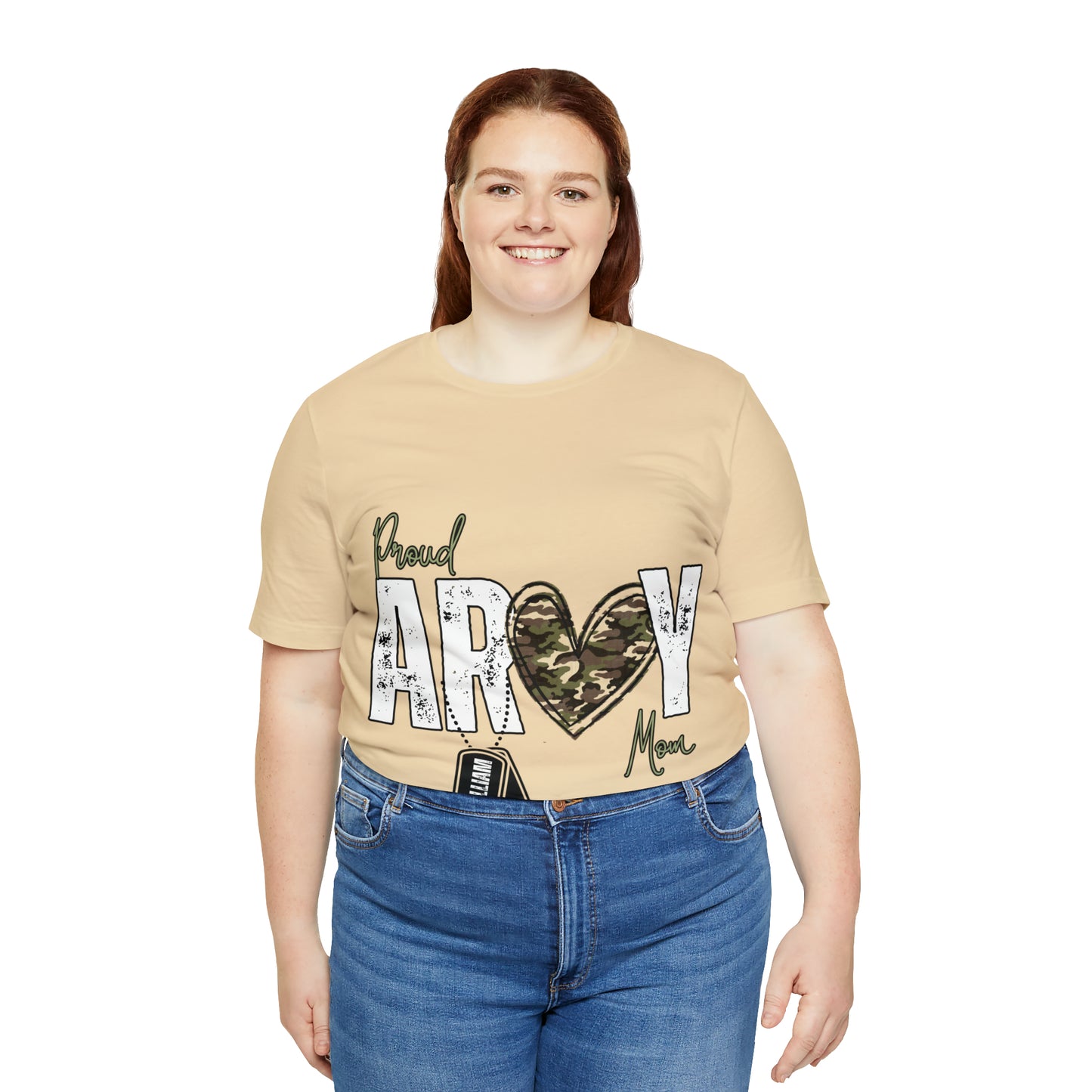 Proud ARMY MOM ~ Unisex Jersey Short Sleeve Tee