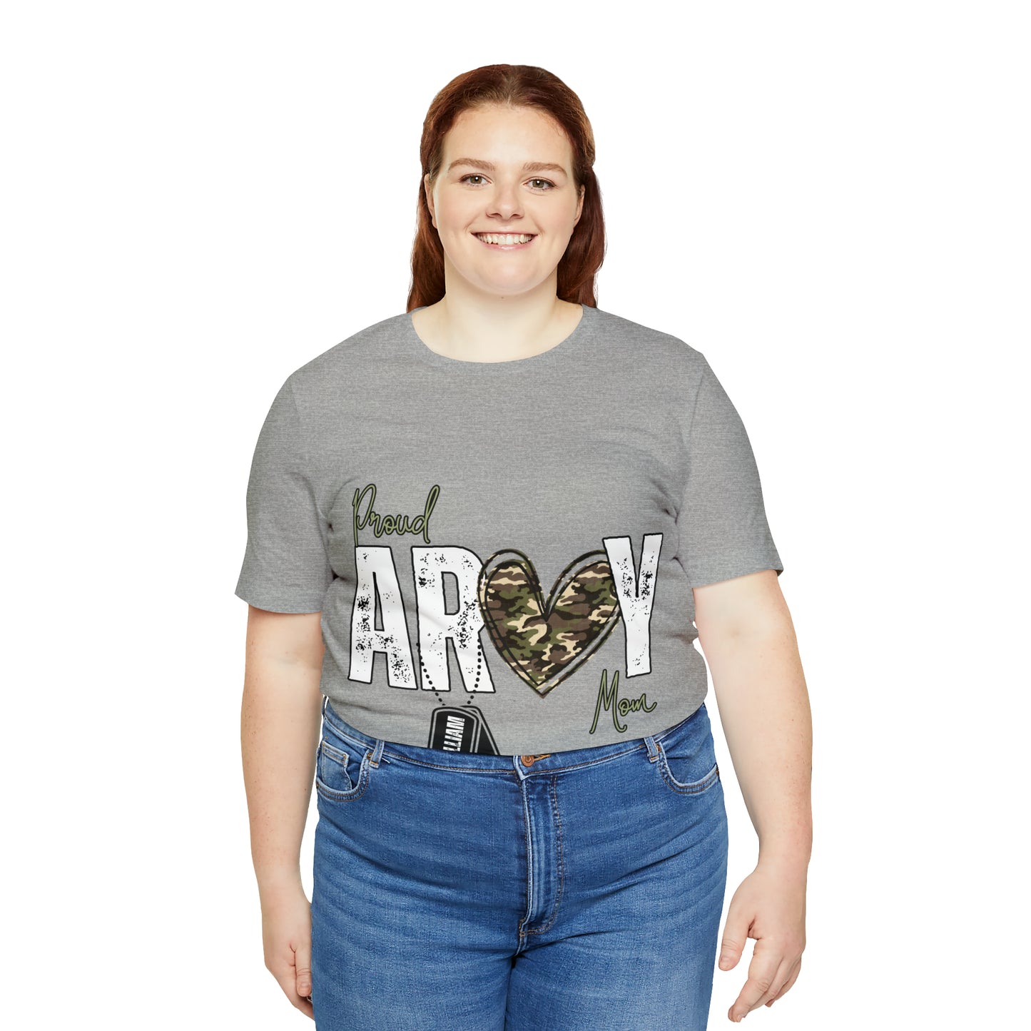 Proud ARMY MOM ~ Unisex Jersey Short Sleeve Tee