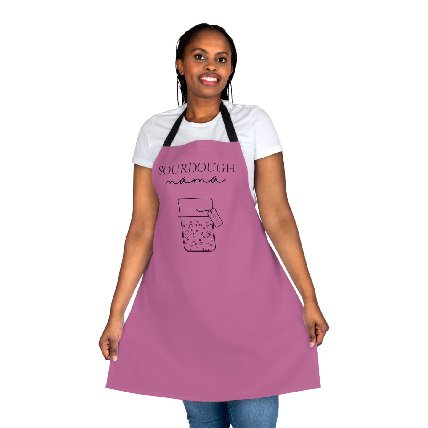 Sourdough Mama Apron - Pink