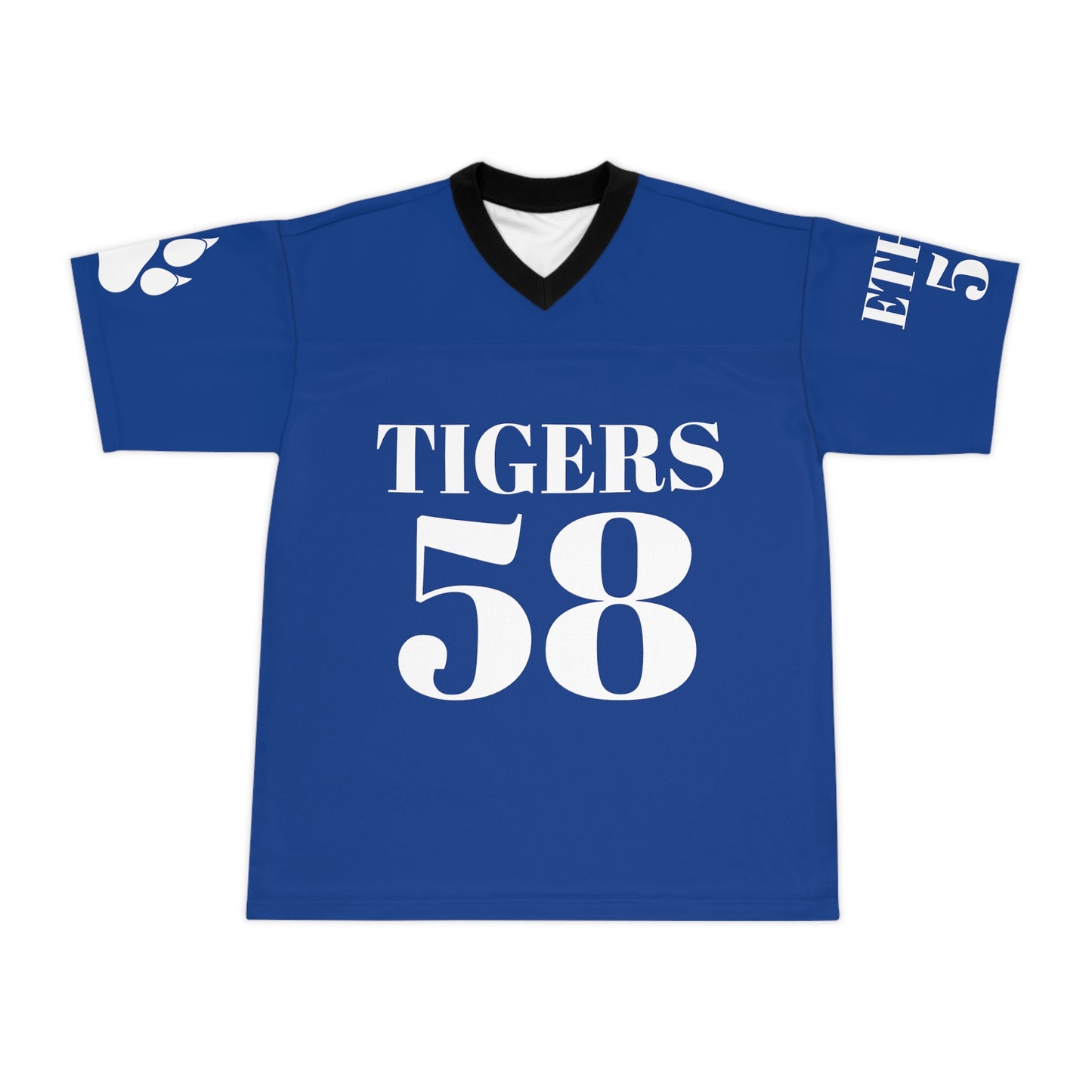 CUSTOM SMS ~ FOOTBALL MOM ~ Unisex Football Jersey (AOP)