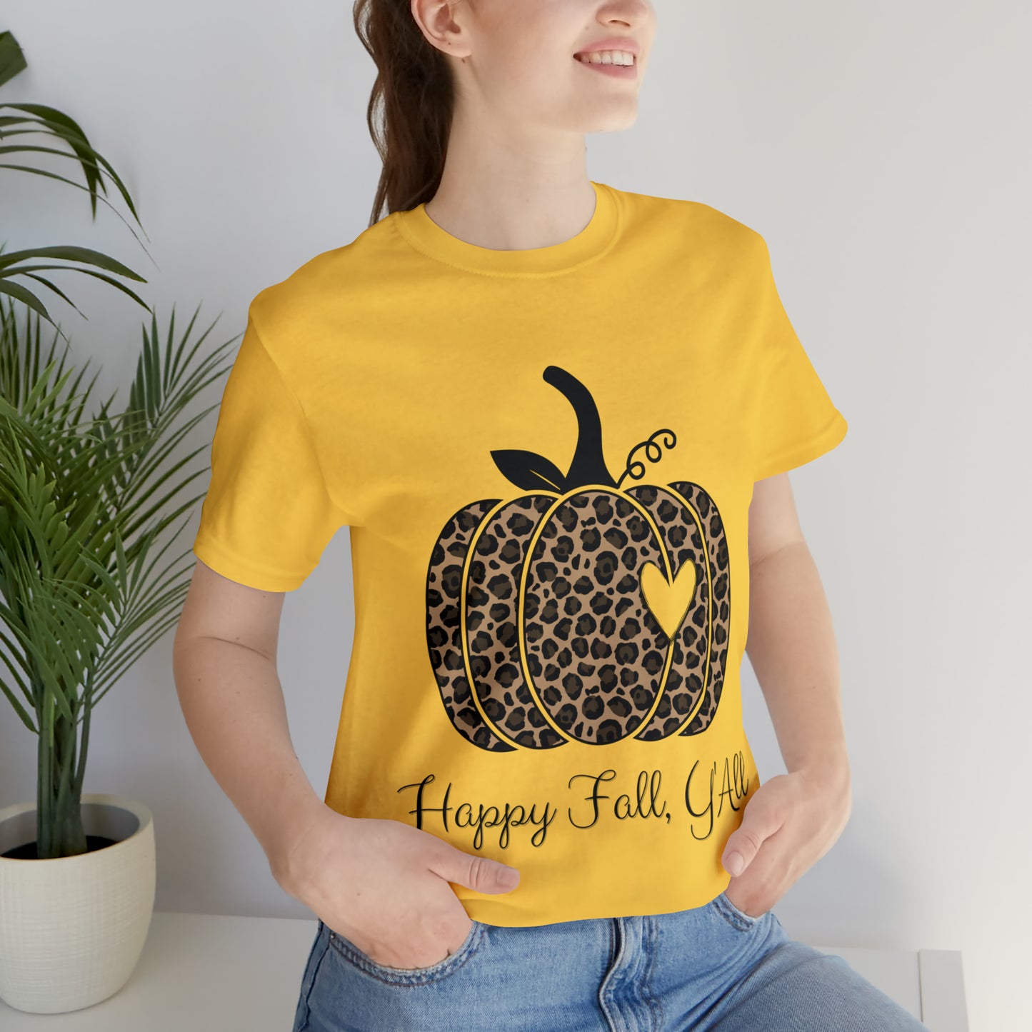 Happy Fall T-Shirt ~ Unisex Jersey Short Sleeve Tee