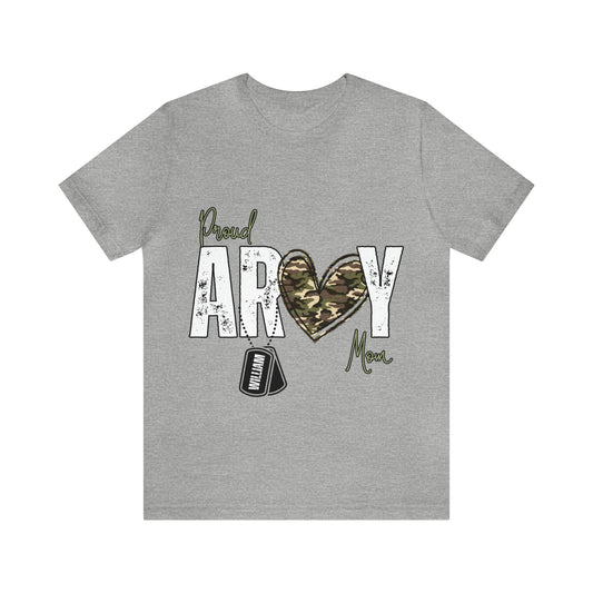 Proud ARMY MOM ~ Unisex Jersey Short Sleeve Tee