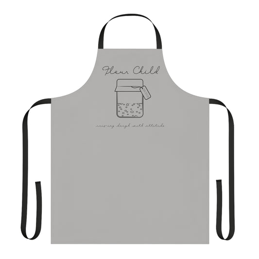 Sourdough Flour Child Apron - Gray