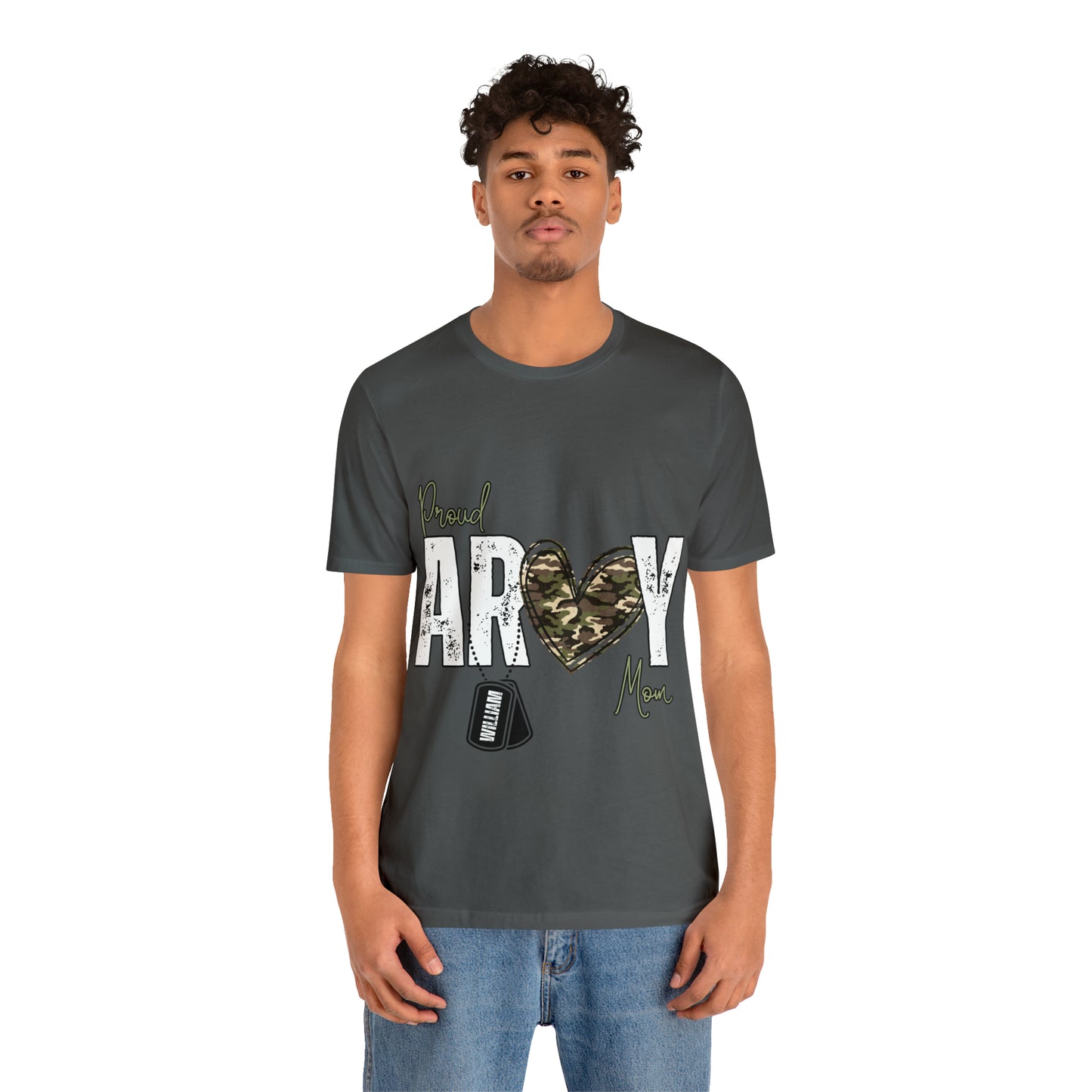 Proud ARMY MOM ~ Unisex Jersey Short Sleeve Tee