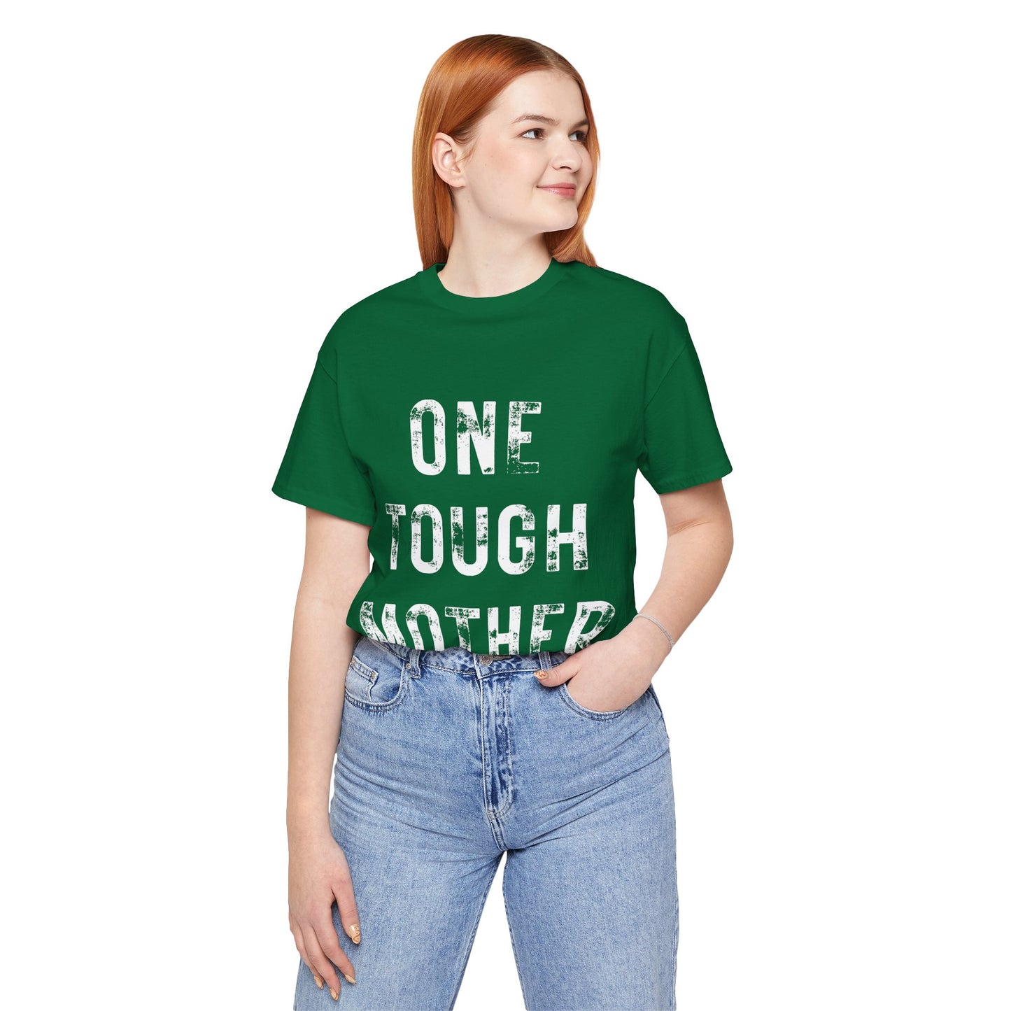 ONE TOUGH MOTHER Unisex Jersey Short Sleeve Tee