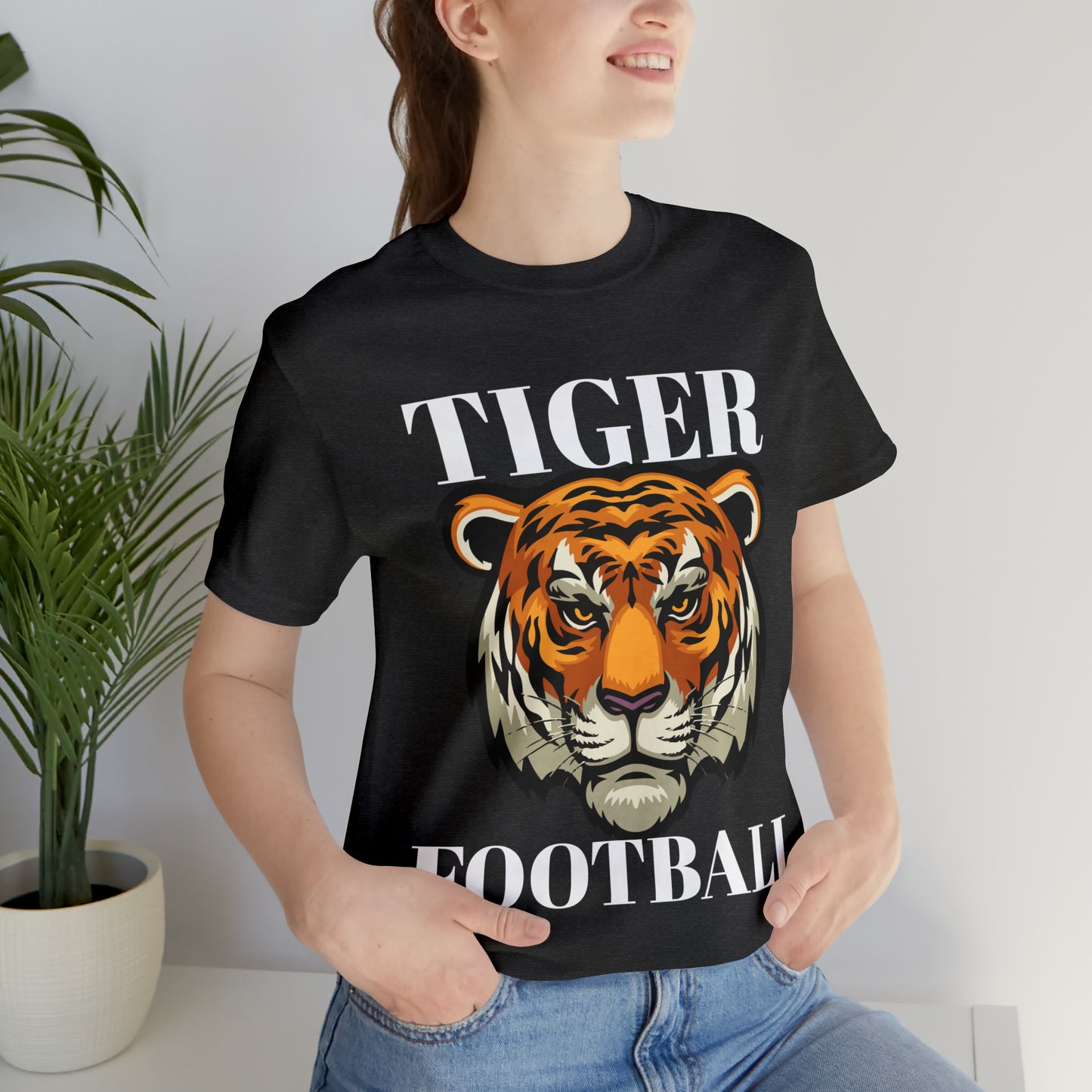 SMS Tiger Football ~ Unisex Jersey Short Sleeve Tee