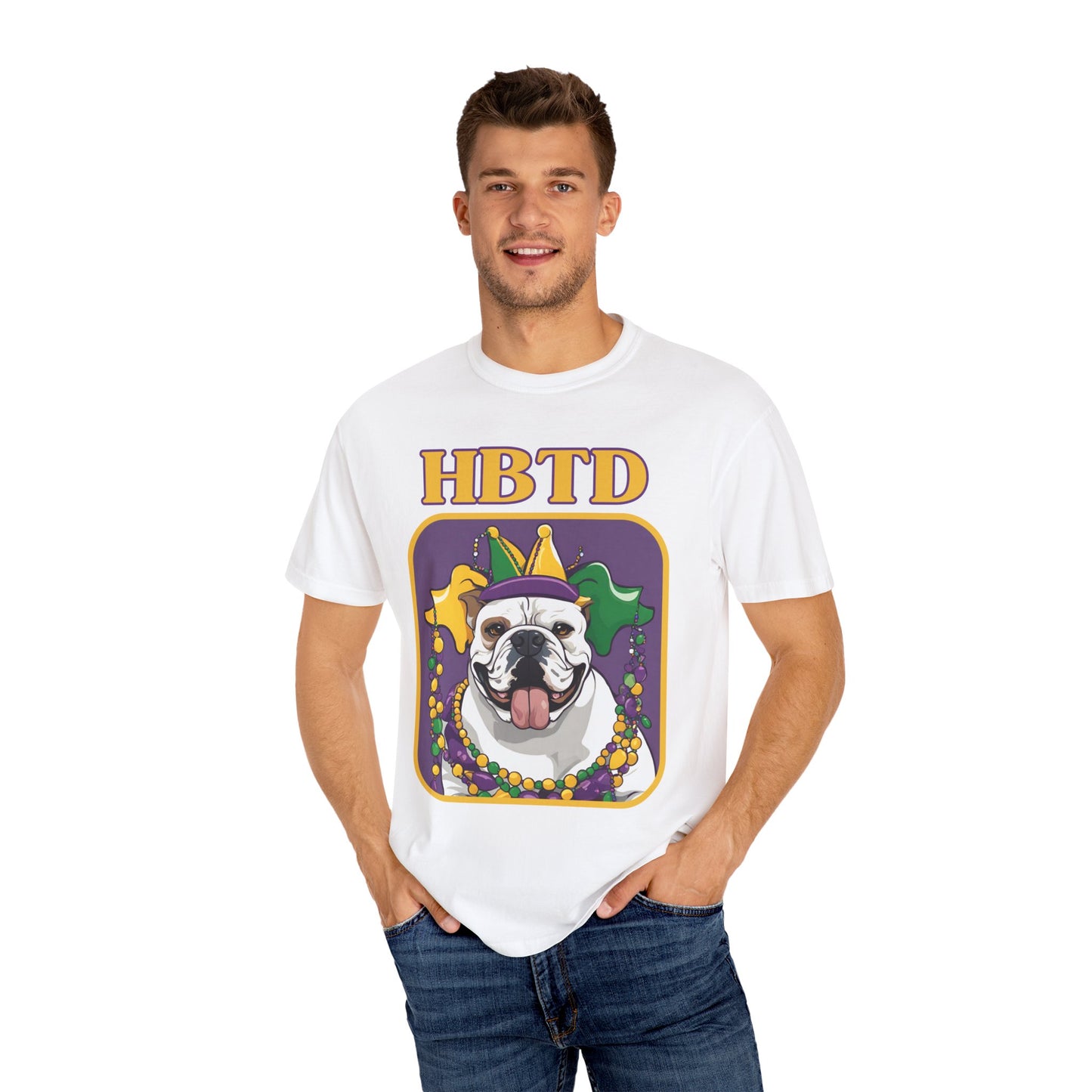 HBTD Mardi Gras Unisex Garment-Dyed T-shirt