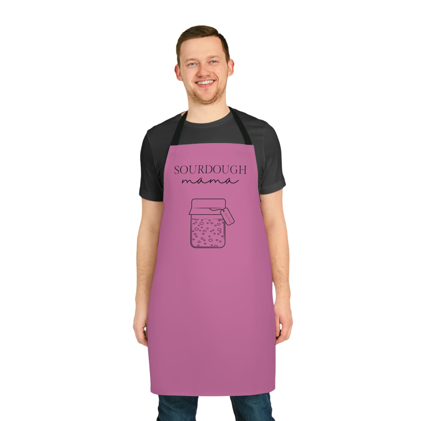 Sourdough Mama Apron - Pink