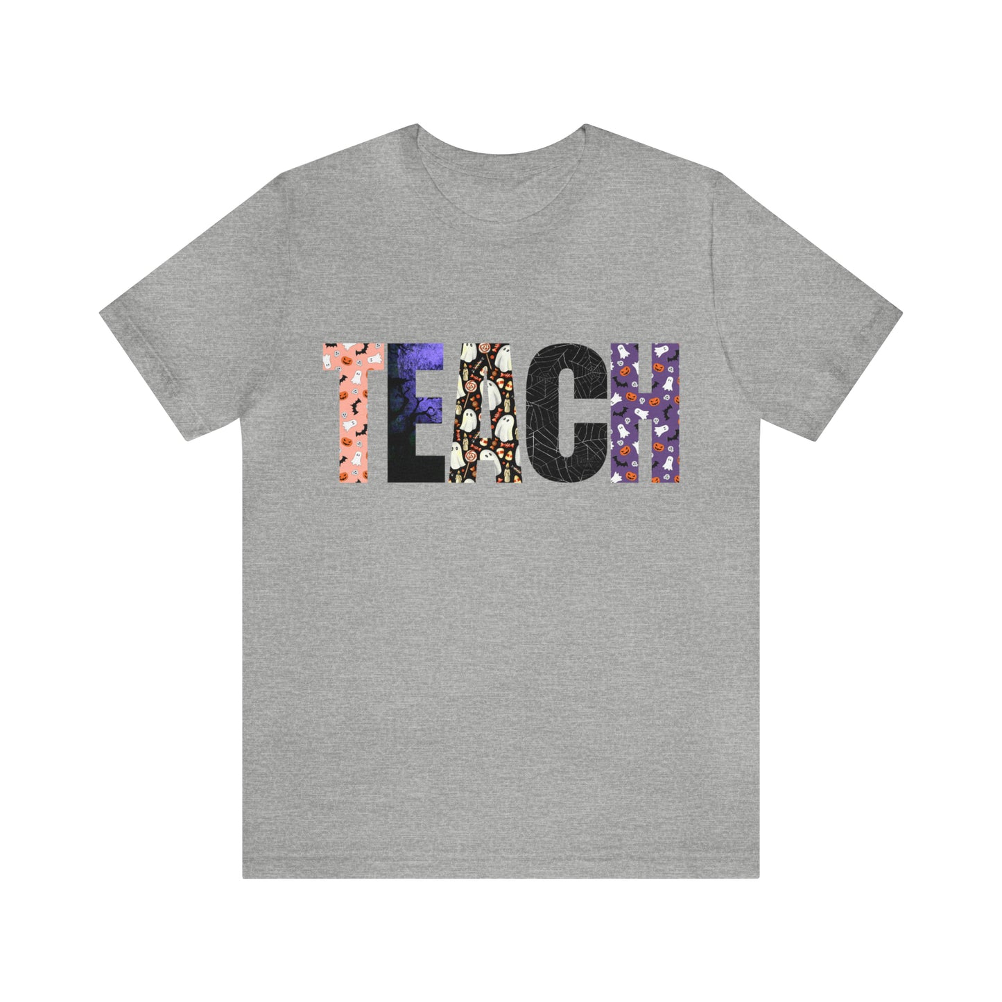 Halloween TEACH T-Shirt ~ Unisex Jersey Short Sleeve Tee