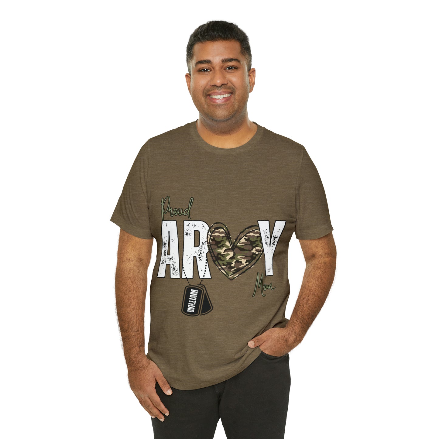 Proud ARMY MOM ~ Unisex Jersey Short Sleeve Tee