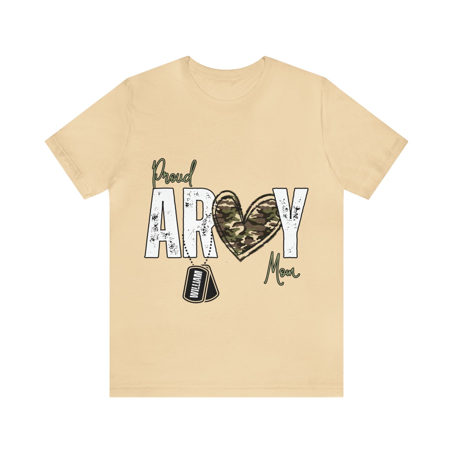 Proud ARMY MOM ~ Unisex Jersey Short Sleeve Tee