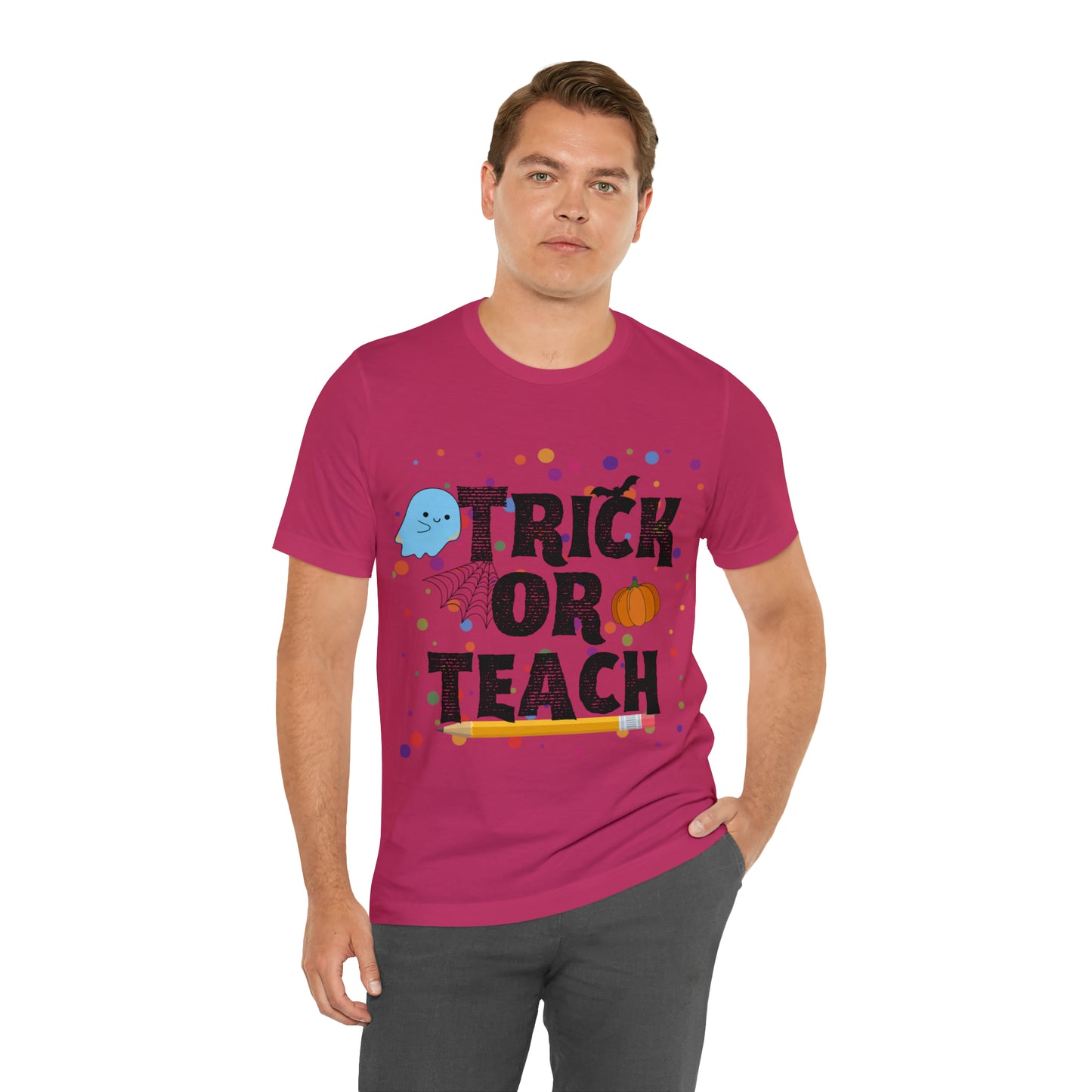 Trick or Teach T-Shirt ~ Unisex Jersey Short Sleeve Tee