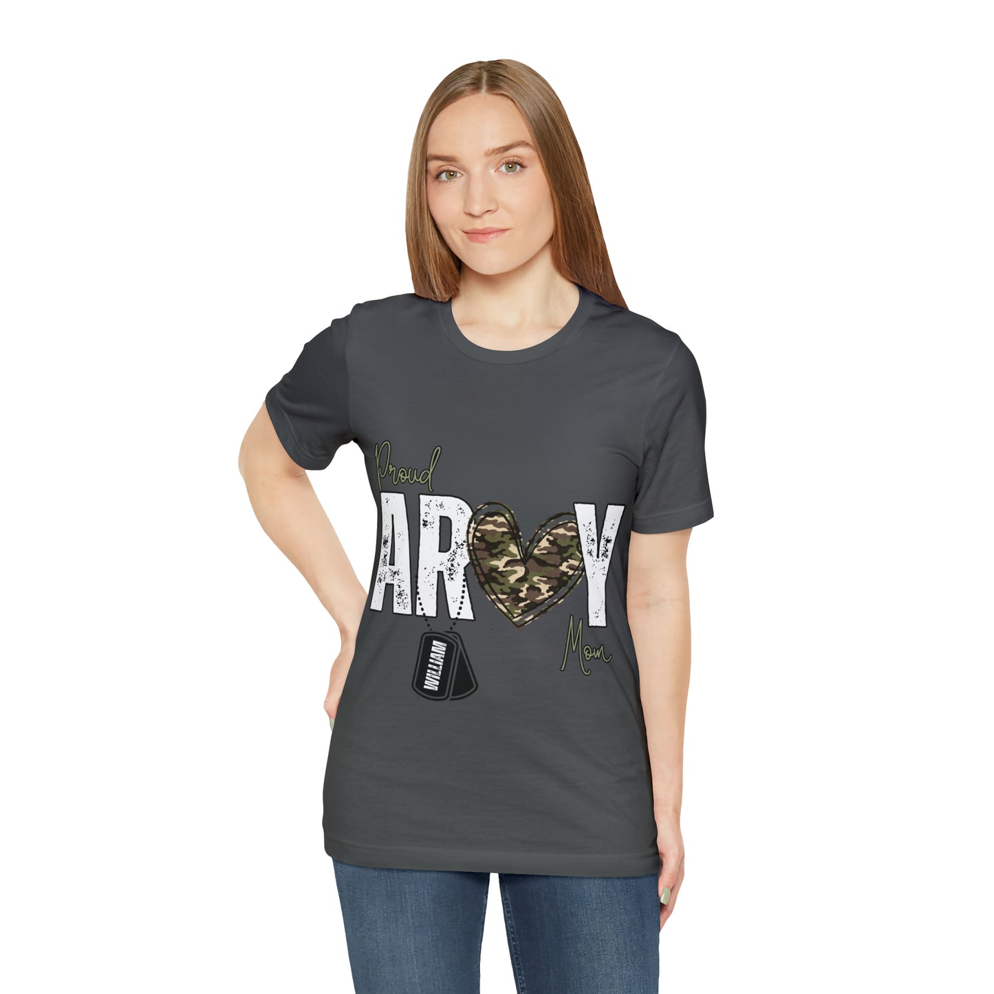 Proud ARMY MOM ~ Unisex Jersey Short Sleeve Tee