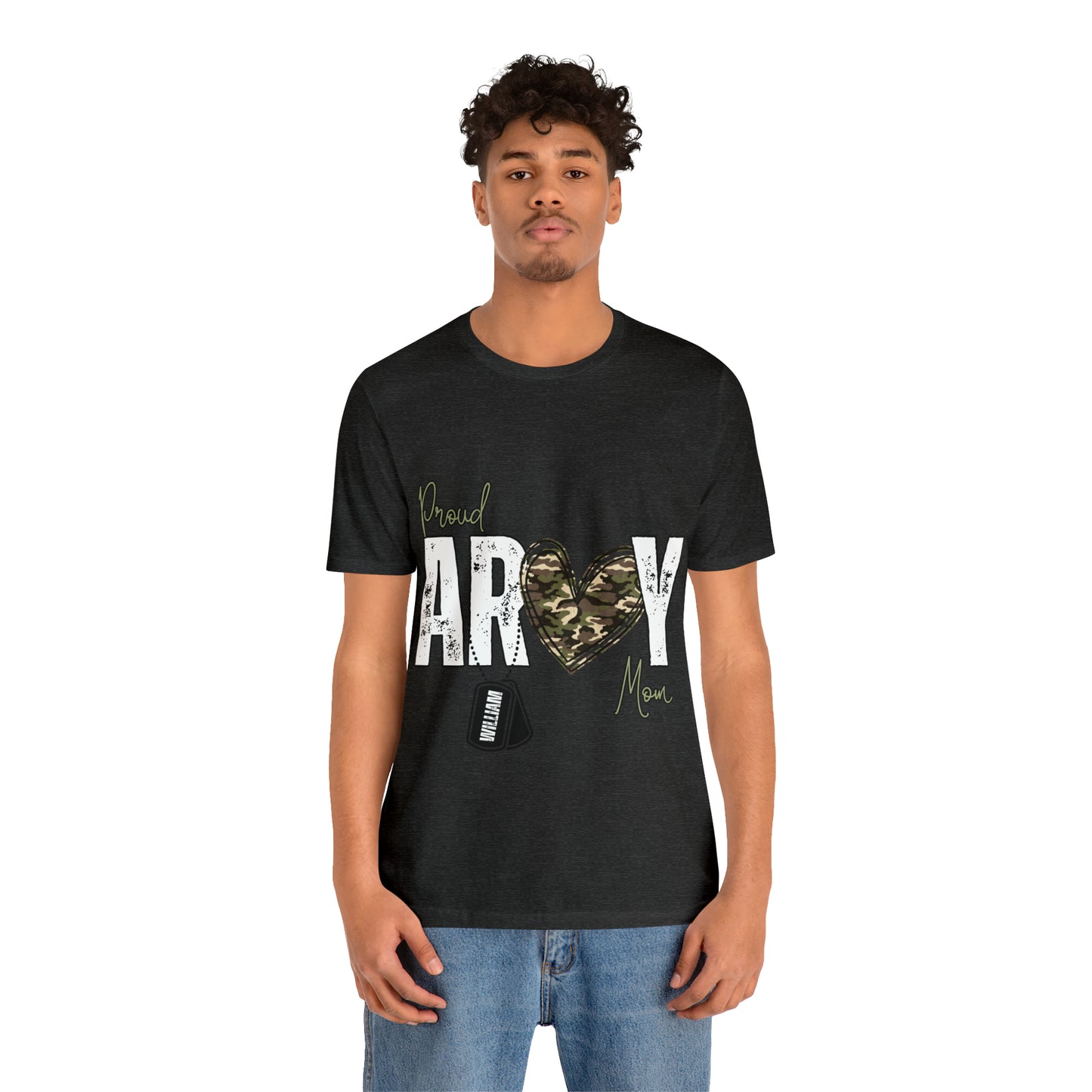 Proud ARMY MOM ~ Unisex Jersey Short Sleeve Tee