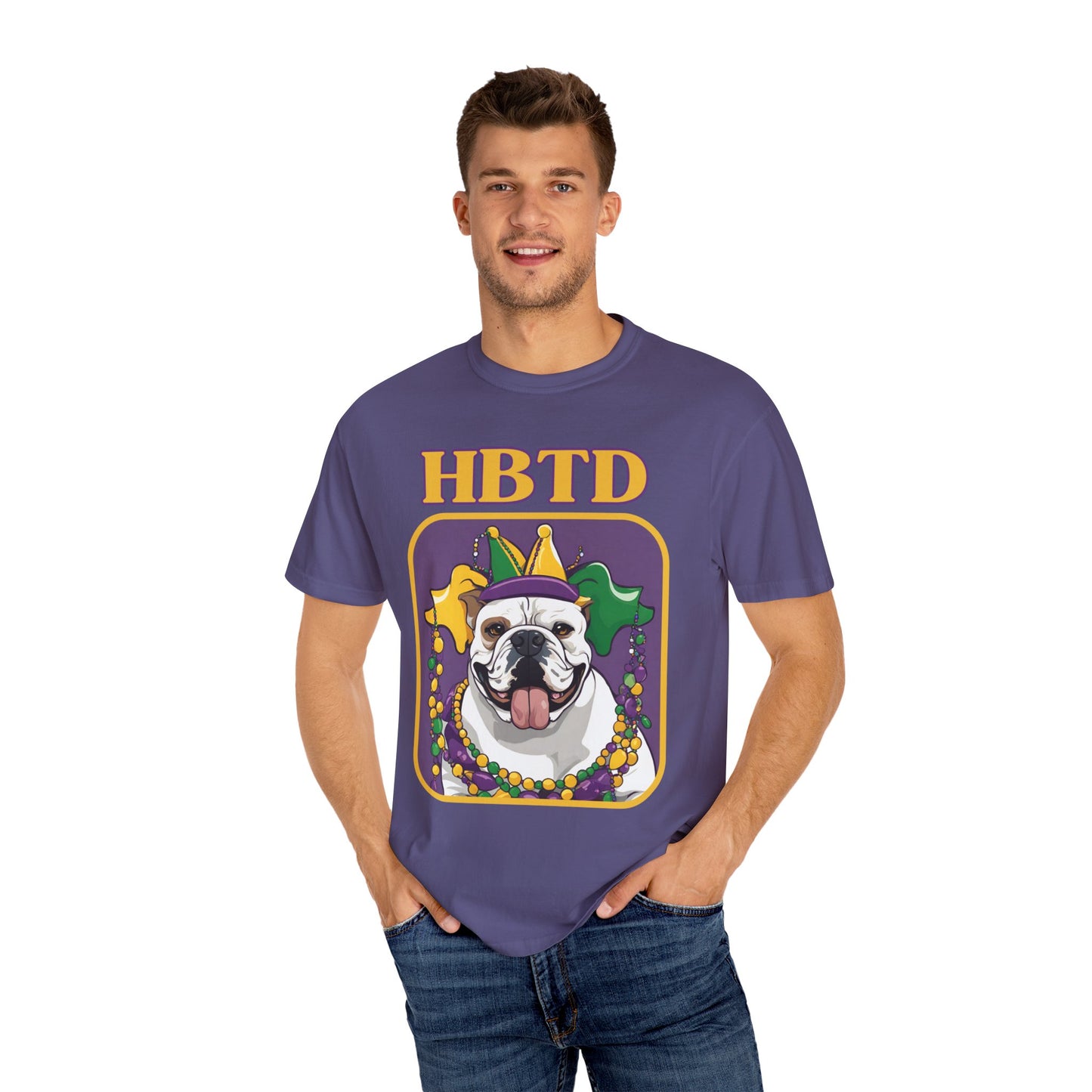 HBTD Mardi Gras Unisex Garment-Dyed T-shirt