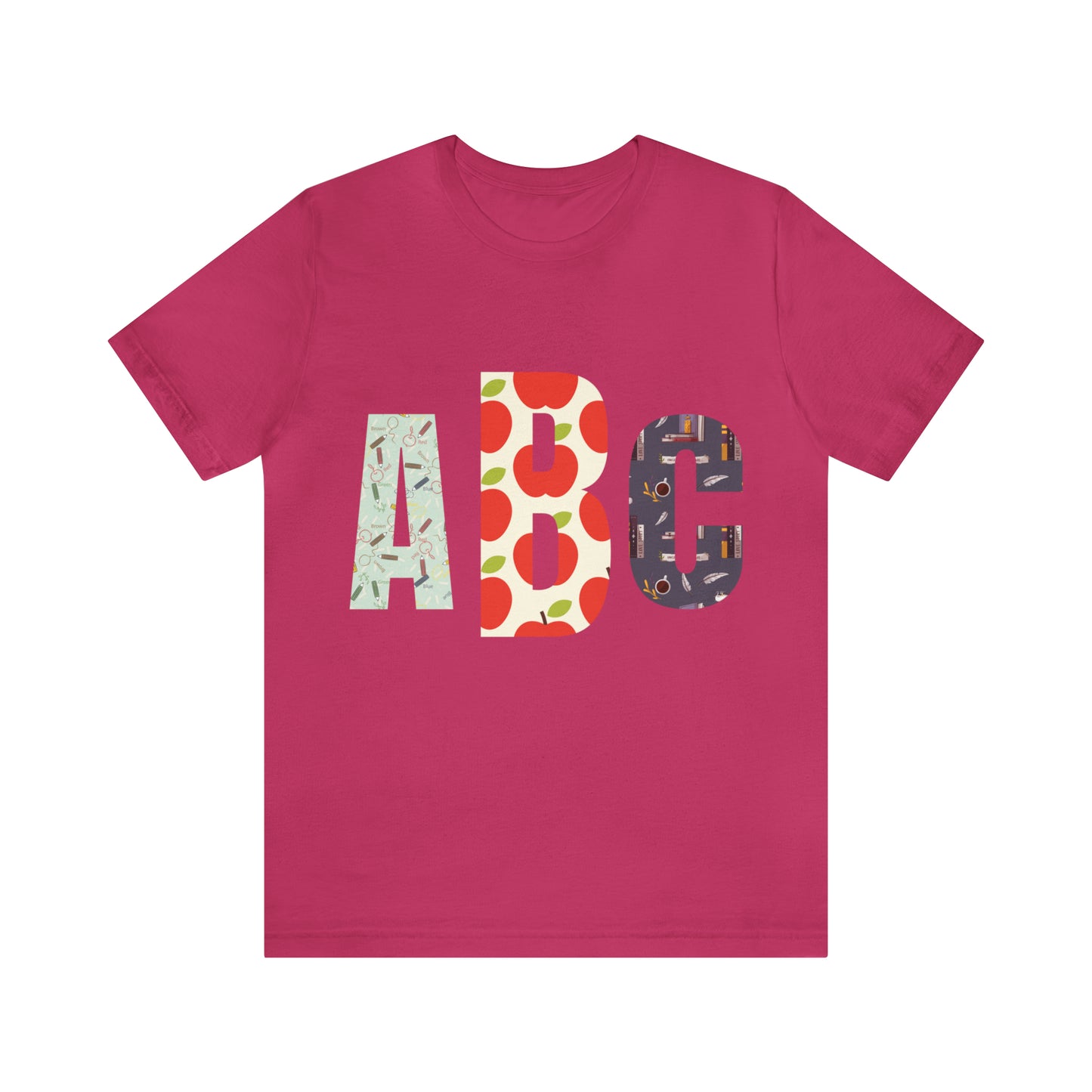 CUSTOM Initials TEACHER Shirt ~ Unisex Jersey Short Sleeve Tee