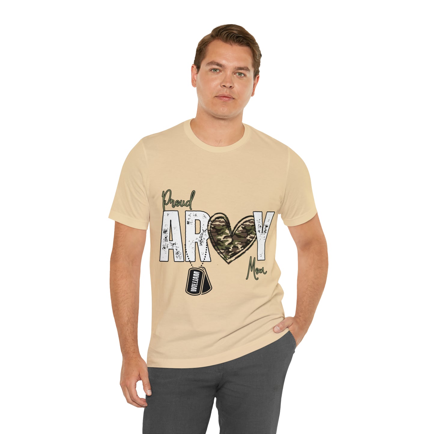 Proud ARMY MOM ~ Unisex Jersey Short Sleeve Tee