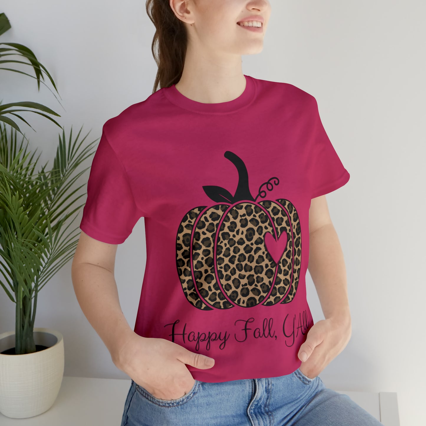 Happy Fall T-Shirt ~ Unisex Jersey Short Sleeve Tee