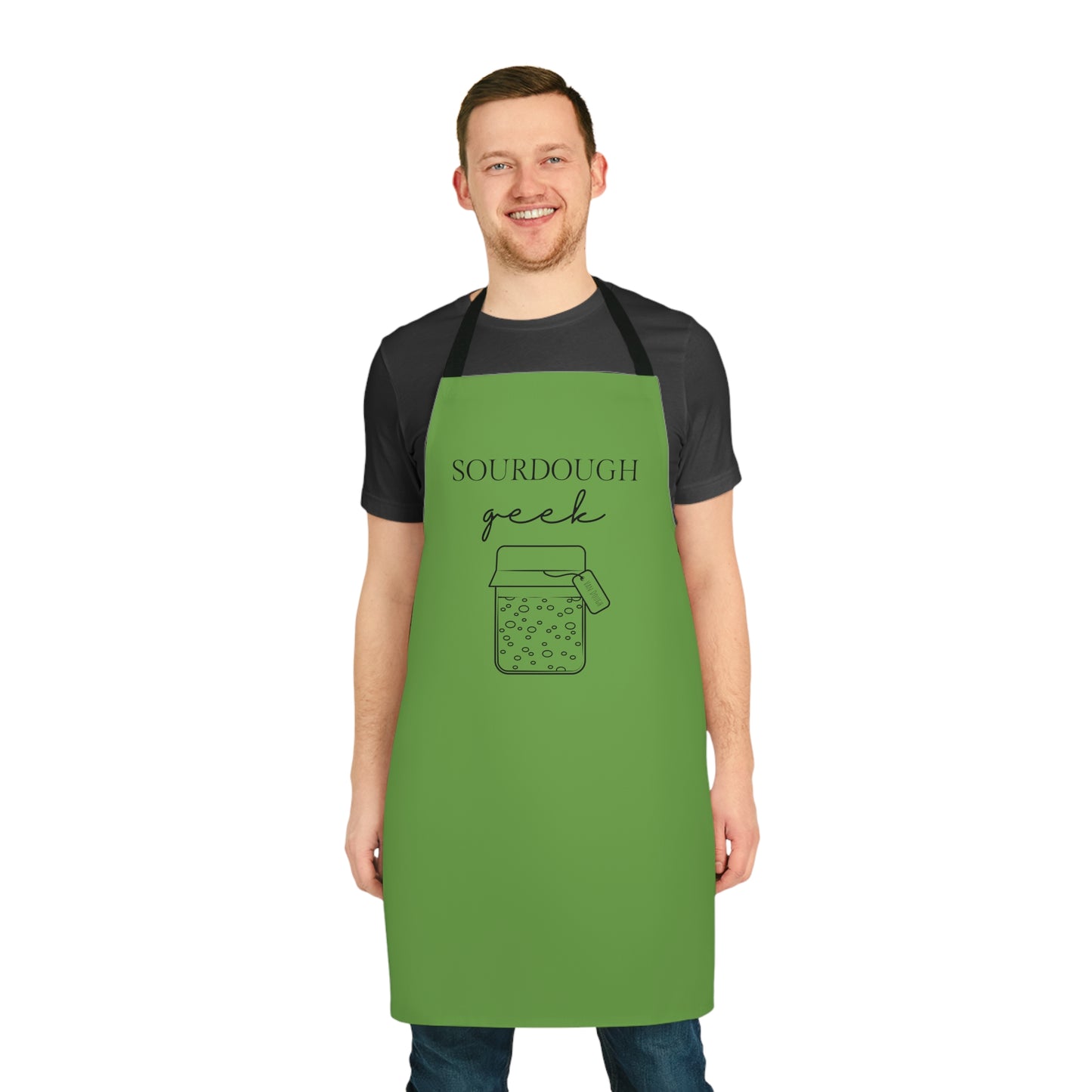 Sourdough Geek Apron - Green