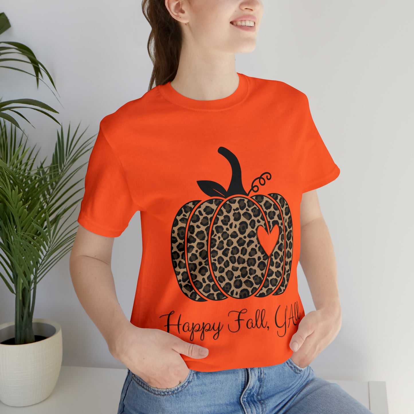 Happy Fall T-Shirt ~ Unisex Jersey Short Sleeve Tee