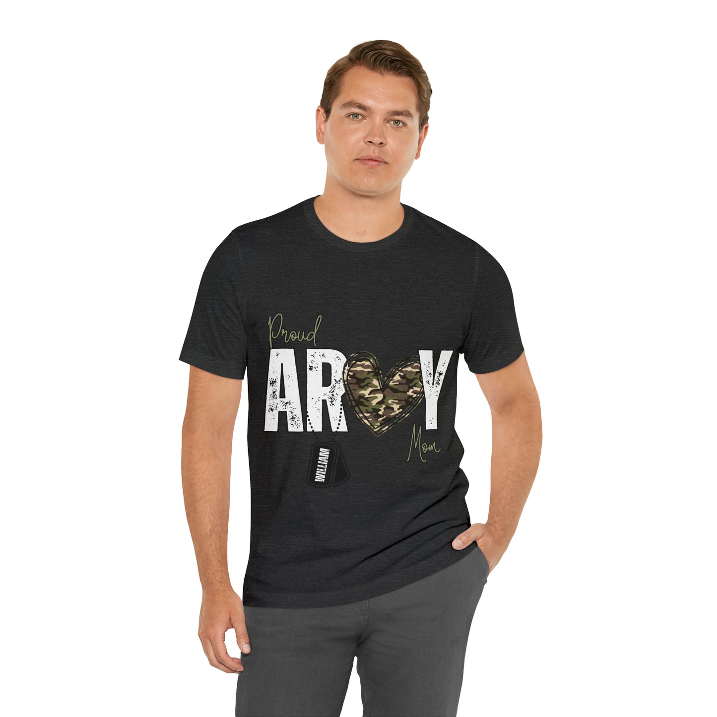 Proud ARMY MOM ~ Unisex Jersey Short Sleeve Tee