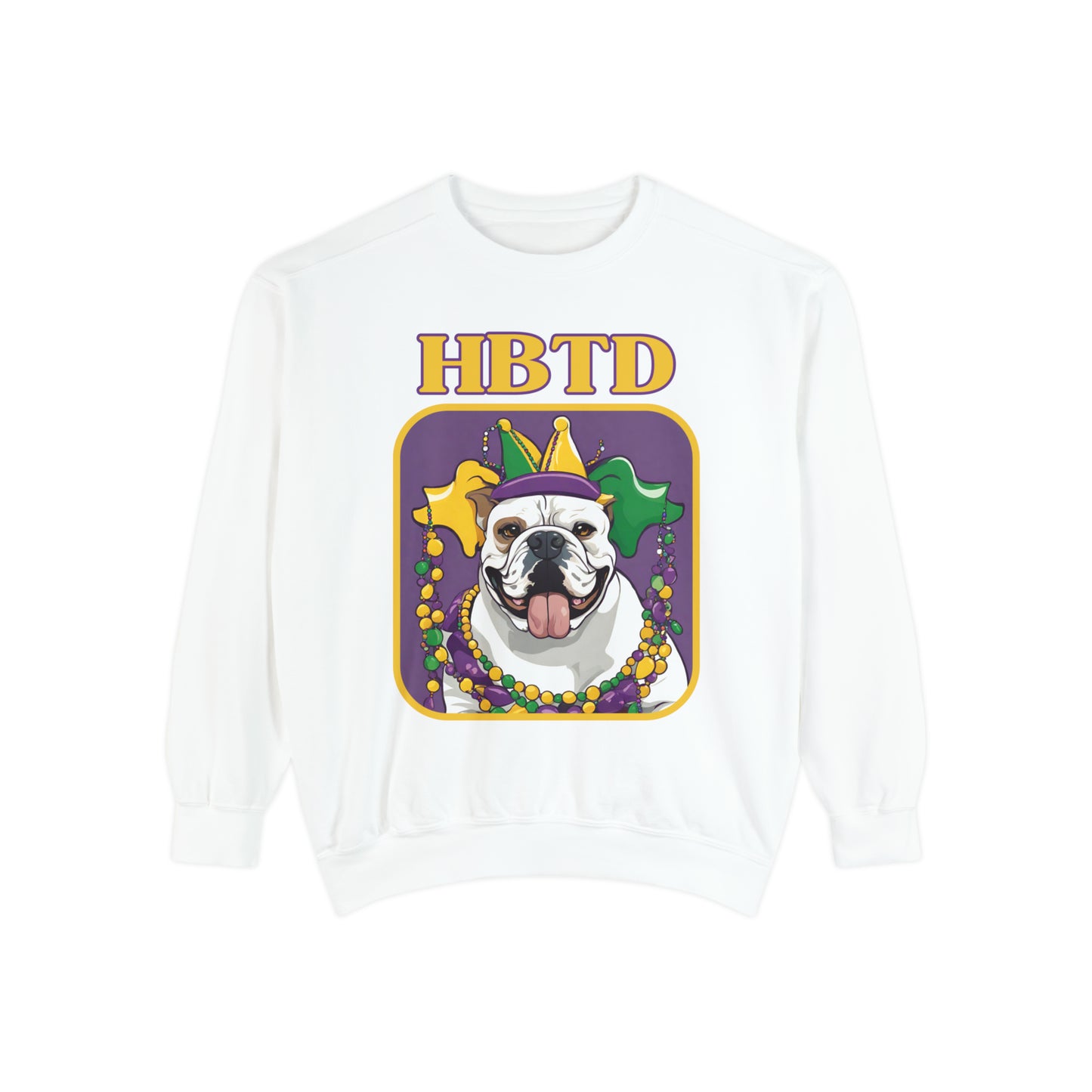 HBTD Mardi Gras - Unisex Garment-Dyed Sweatshirt