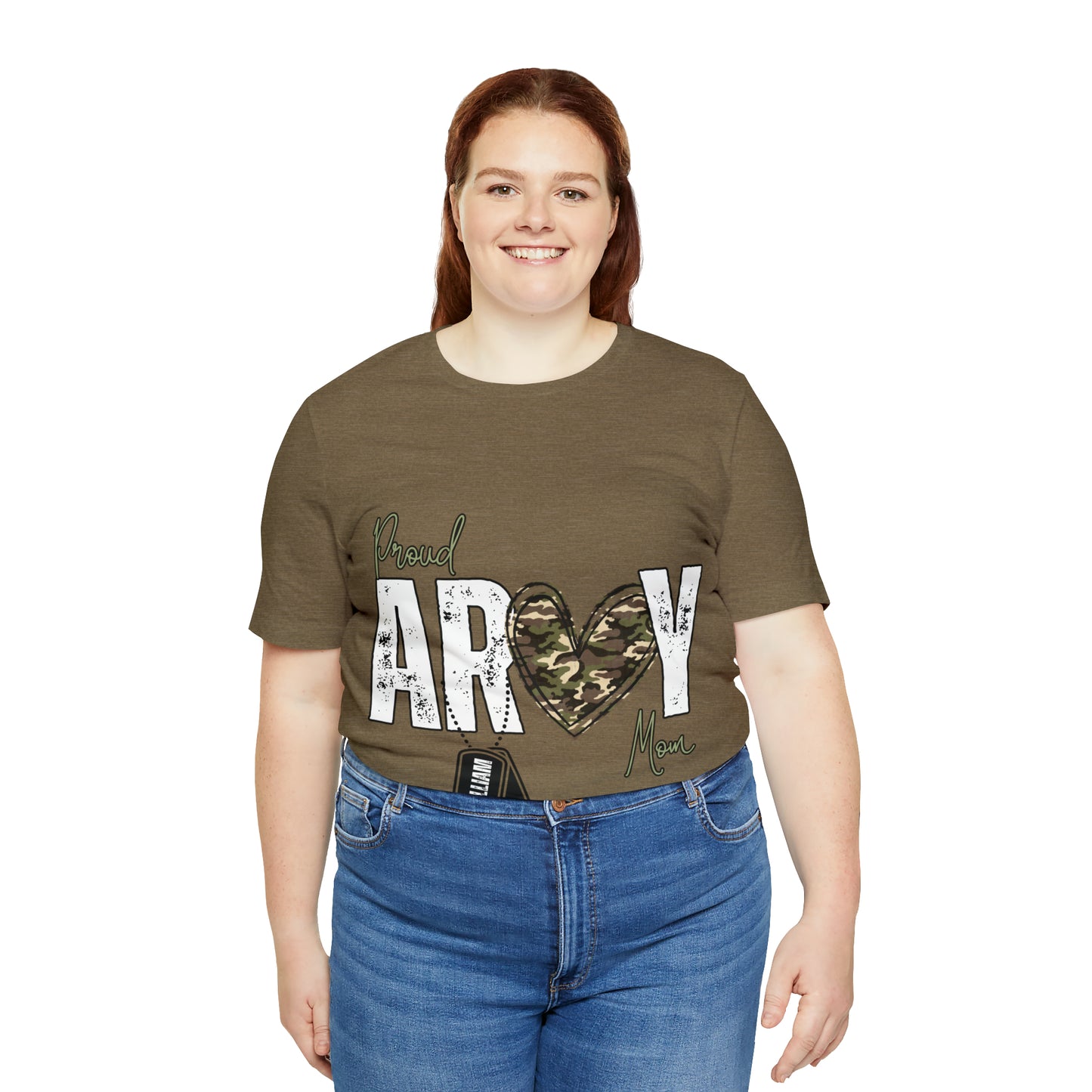 Proud ARMY MOM ~ Unisex Jersey Short Sleeve Tee