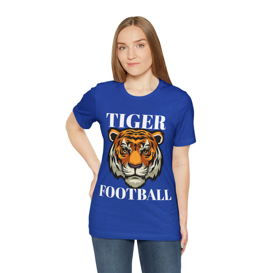 Maw Maw CUSTOM SMS TIGER FOOTBALL ~ GRANDPARENT SHIRT ~ Unisex Jersey Short Sleeve Tee