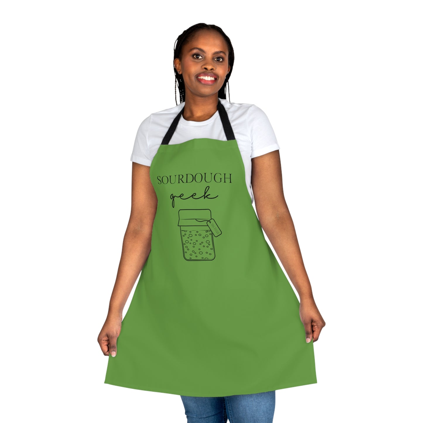 Sourdough Geek Apron - Green