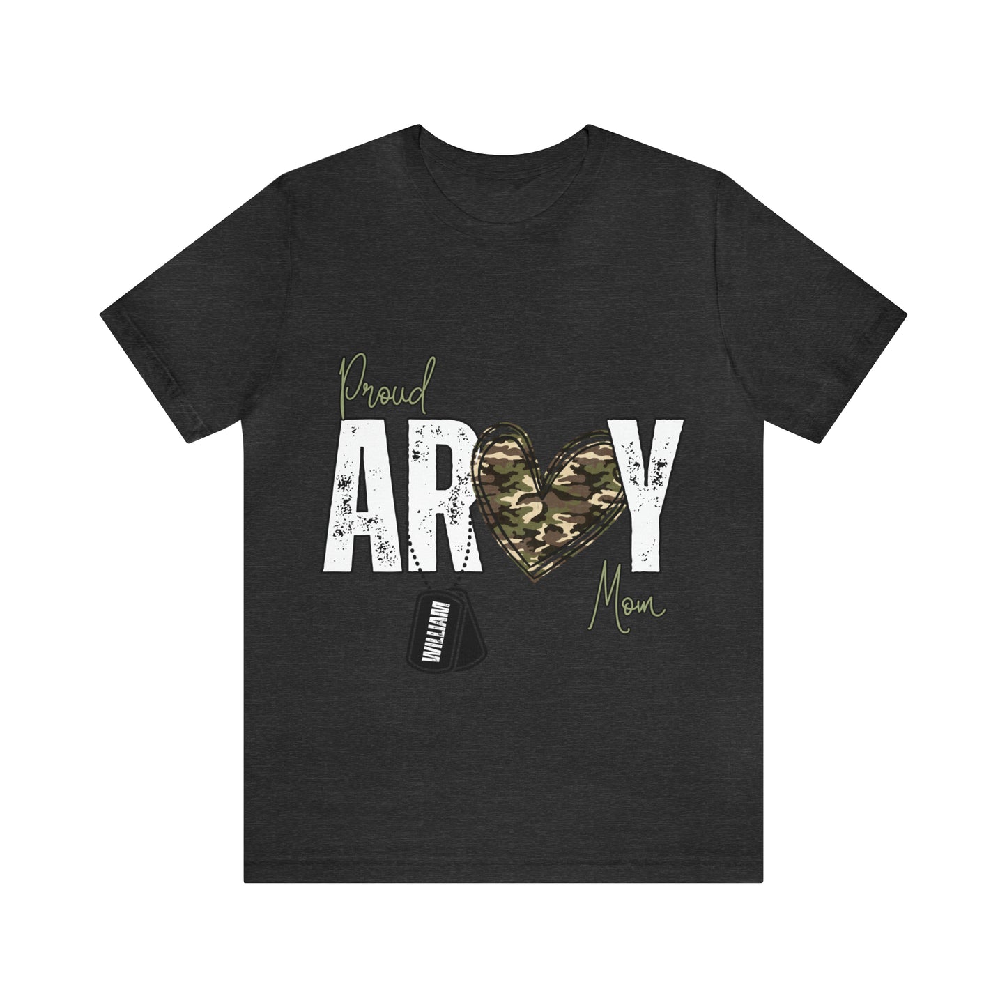 Proud ARMY MOM ~ Unisex Jersey Short Sleeve Tee