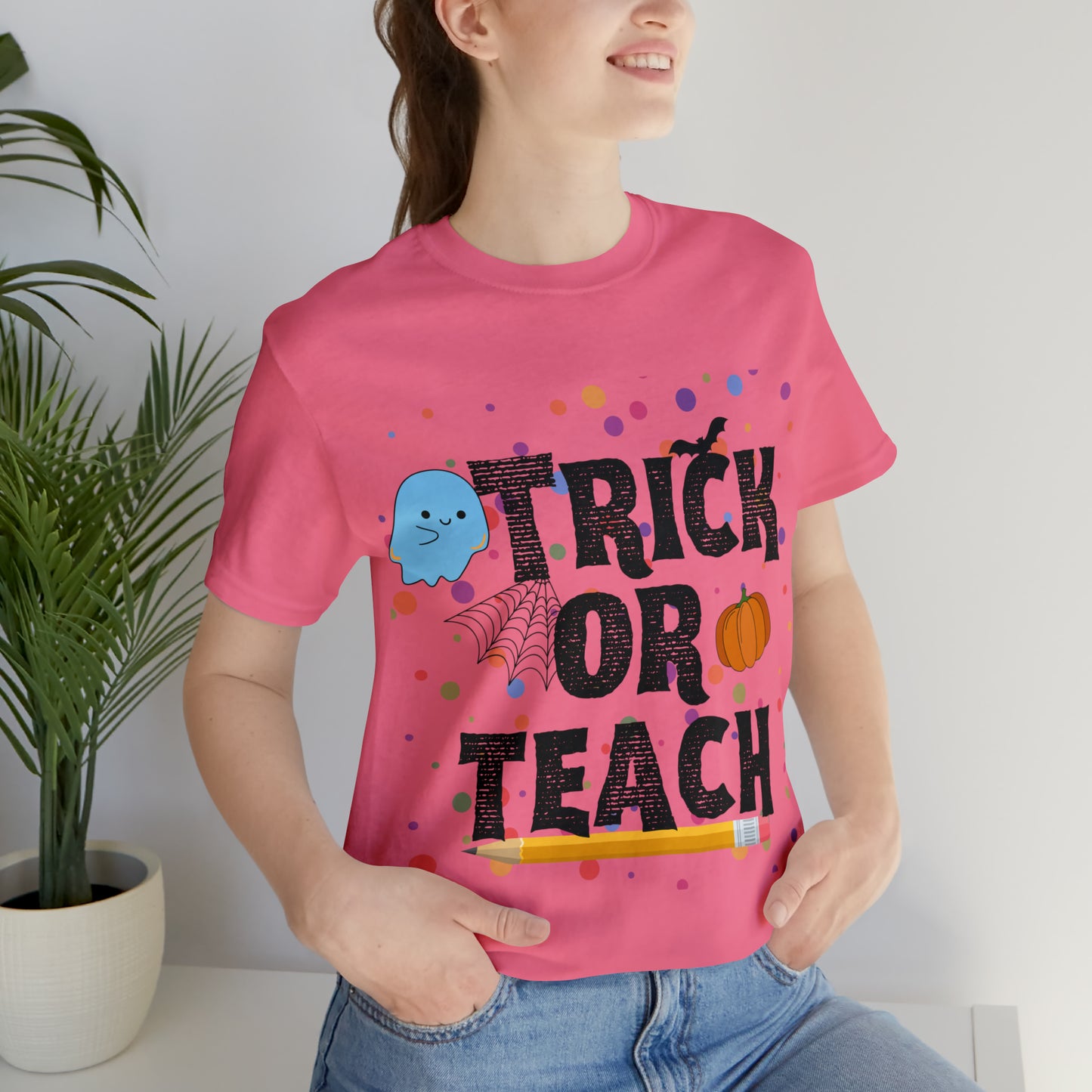 Trick or Teach T-Shirt ~ Unisex Jersey Short Sleeve Tee