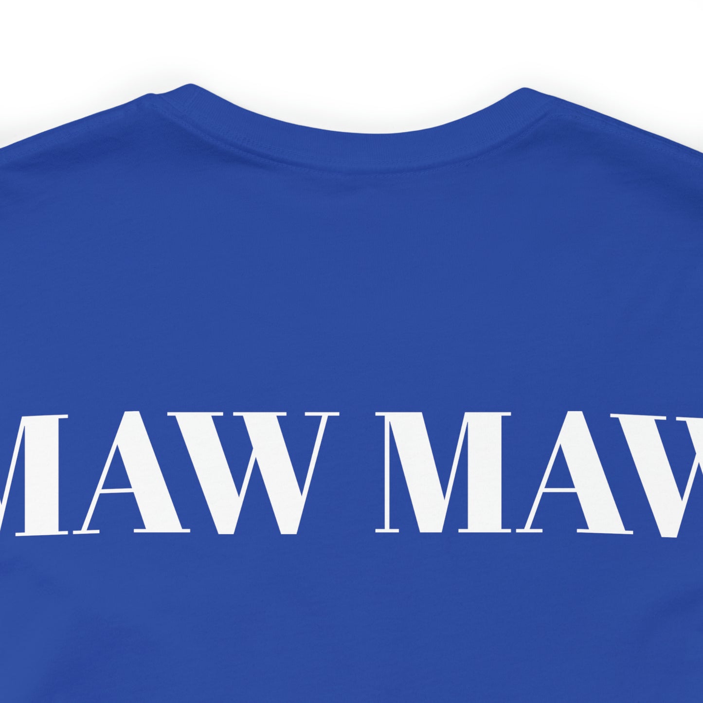 Maw Maw CUSTOM SMS TIGER FOOTBALL ~ GRANDPARENT SHIRT ~ Unisex Jersey Short Sleeve Tee