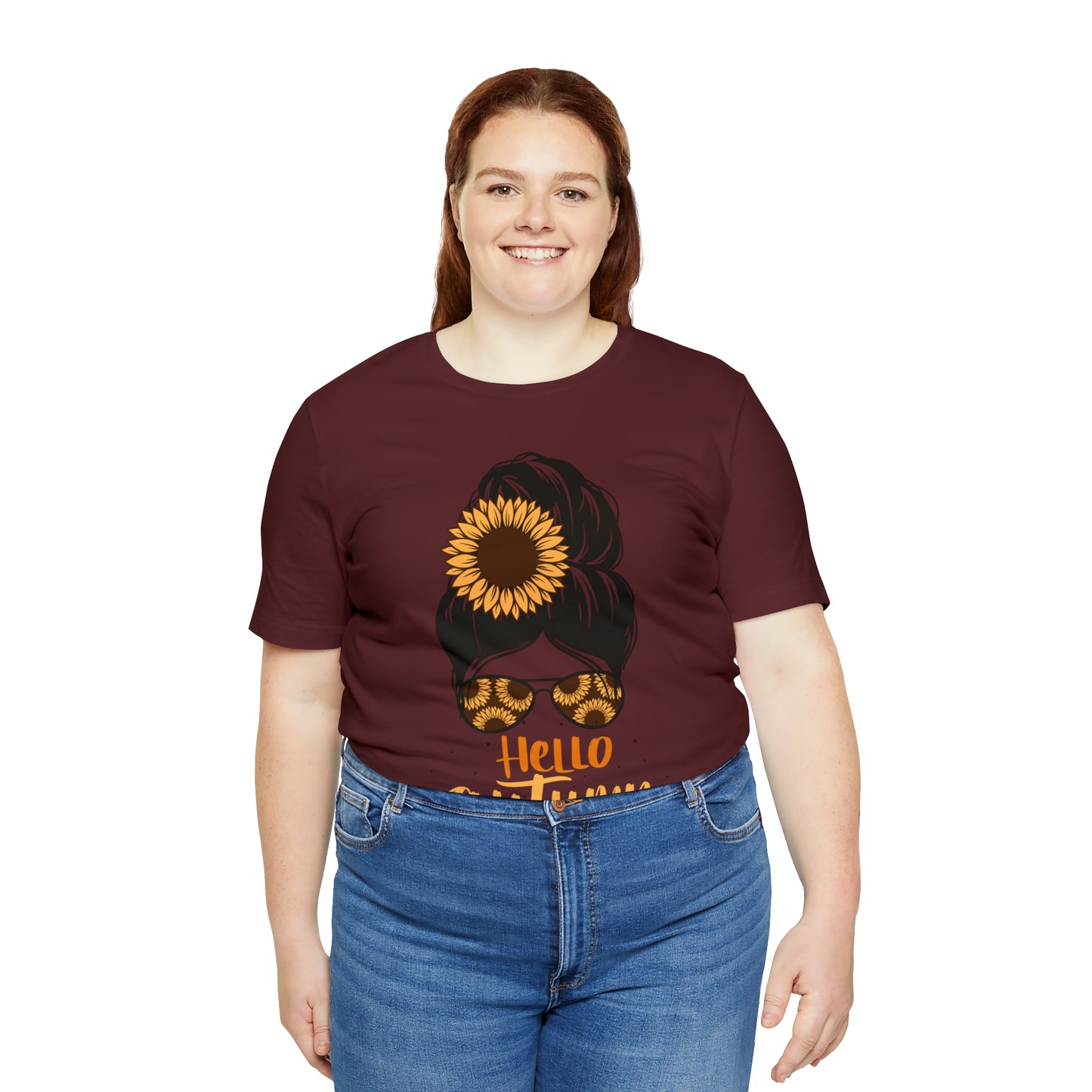 Hello Autumn T-Shirt ~ Unisex Jersey Short Sleeve Tee