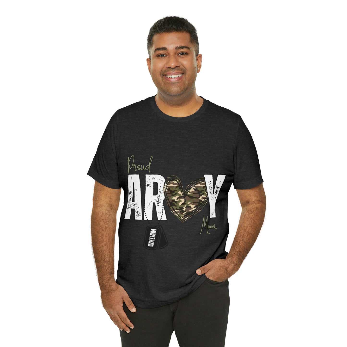 Proud ARMY MOM ~ Unisex Jersey Short Sleeve Tee